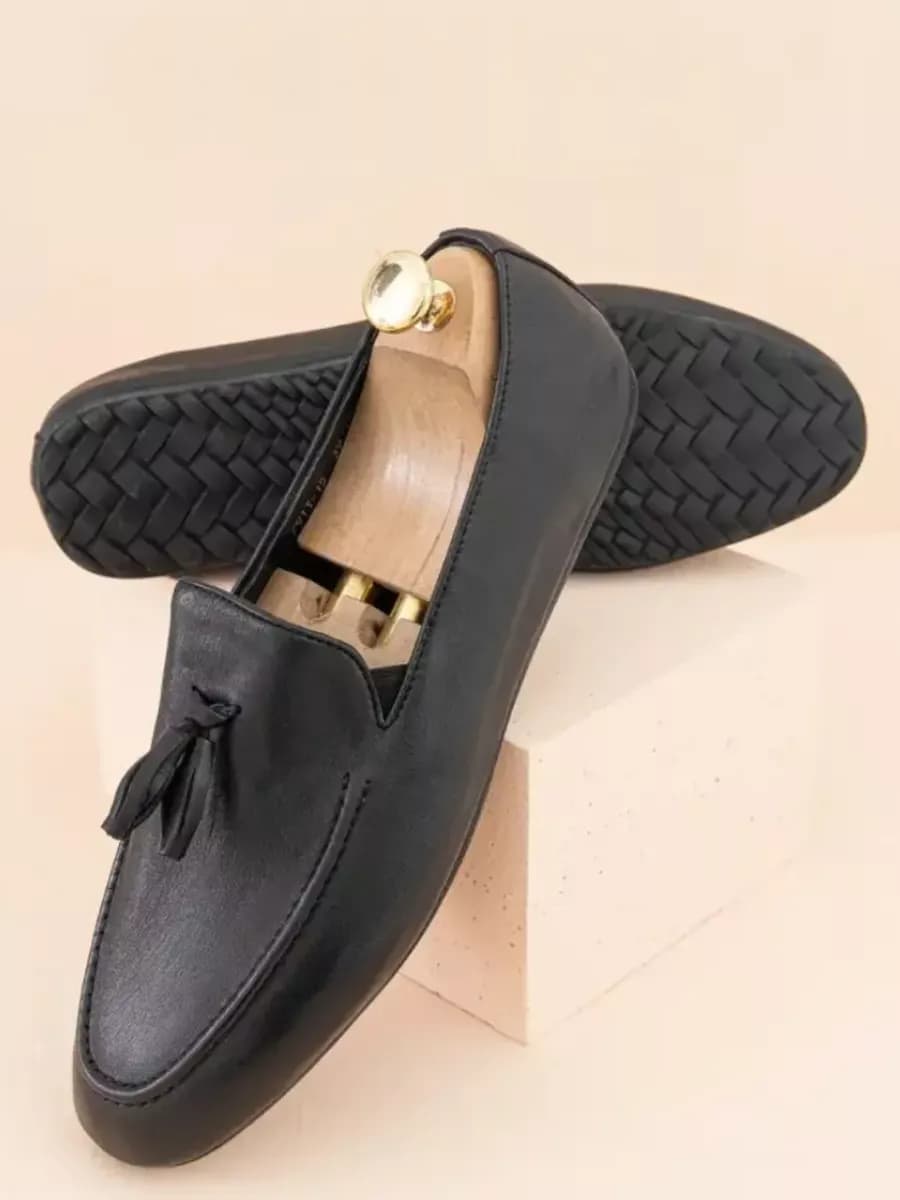 Мокасины кожаные в чехле