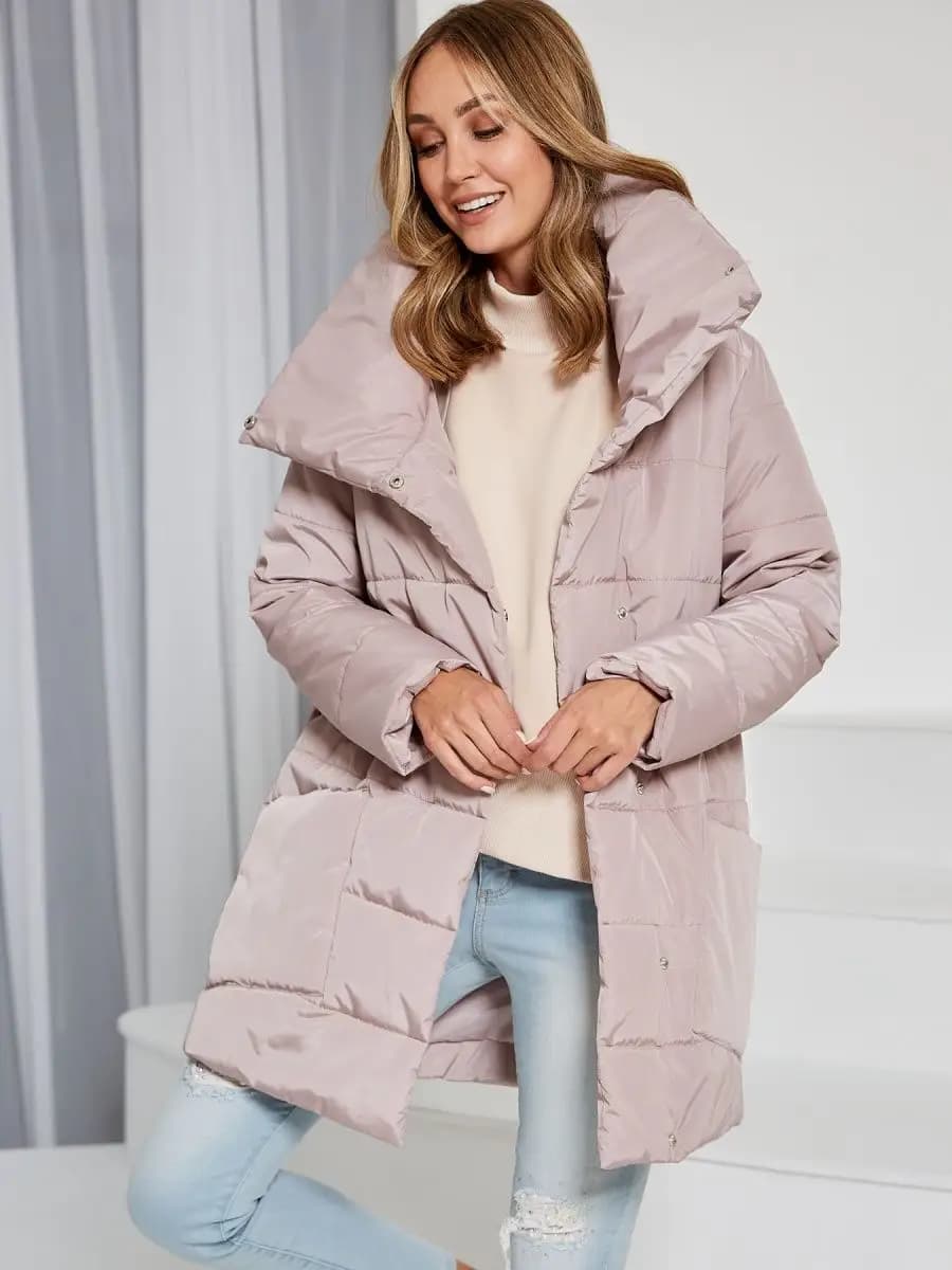 Пальто куртка стеганое осень-зима