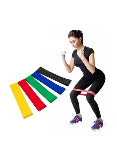 Набор резинок для фитнеса. 5 шт