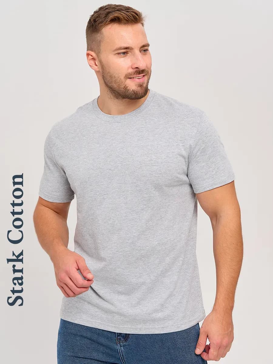 Футболка однотонная хлопок базовая