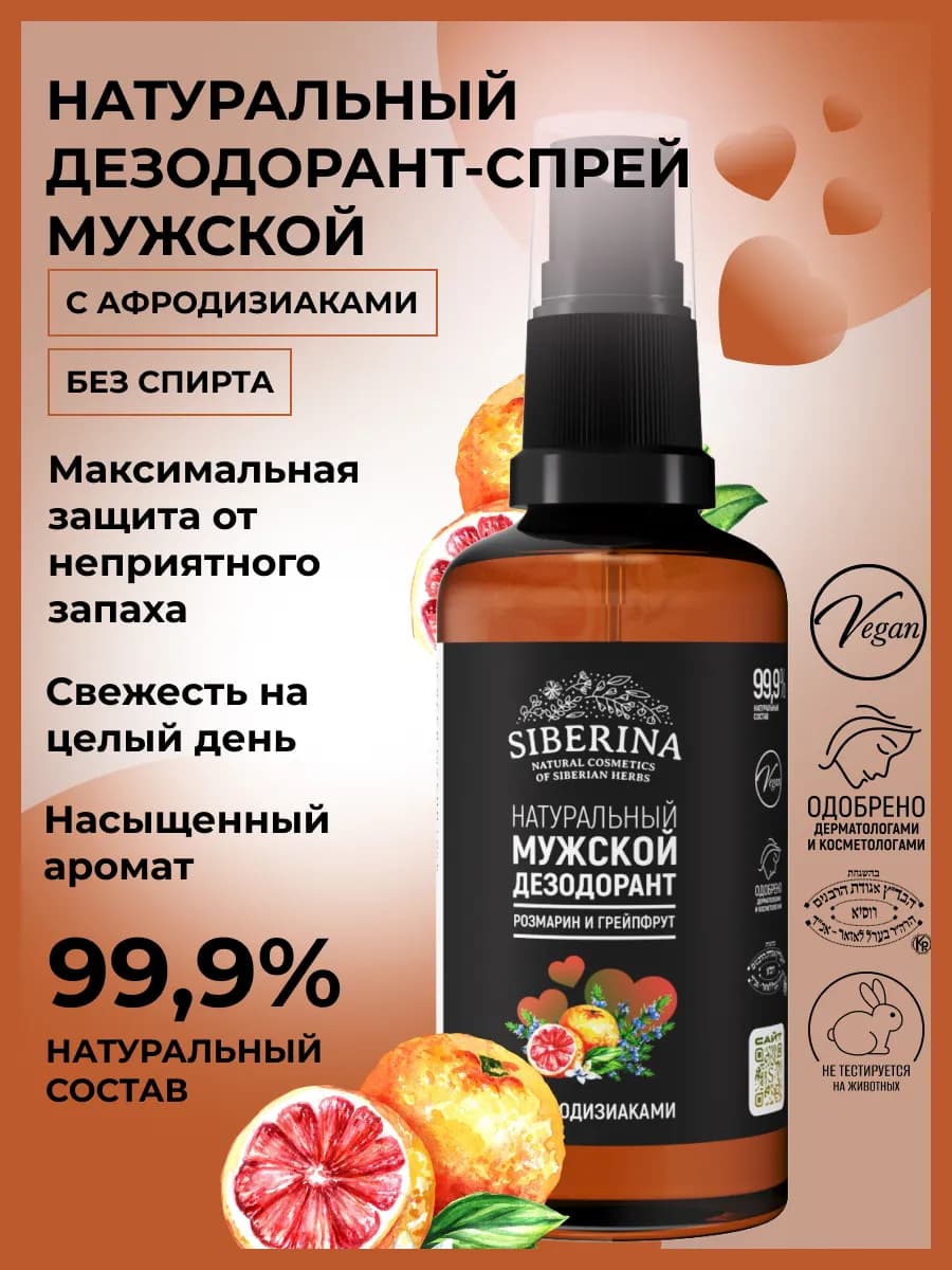 Дезодорант спрей от запаха пота парфюмированный