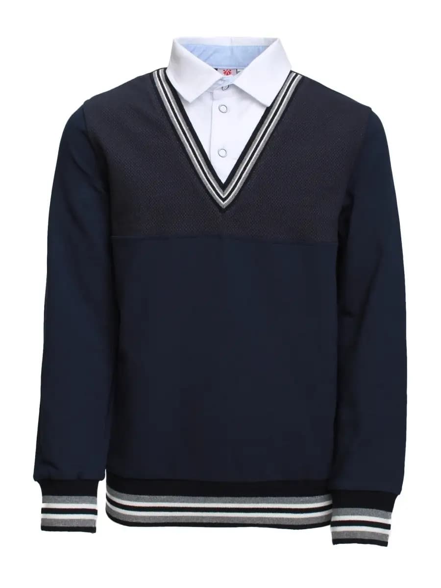 Джемпер обманка в школу