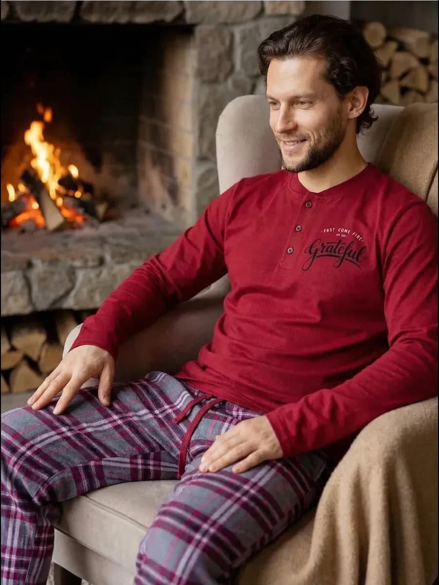 Пижама со штанами домашний костюм