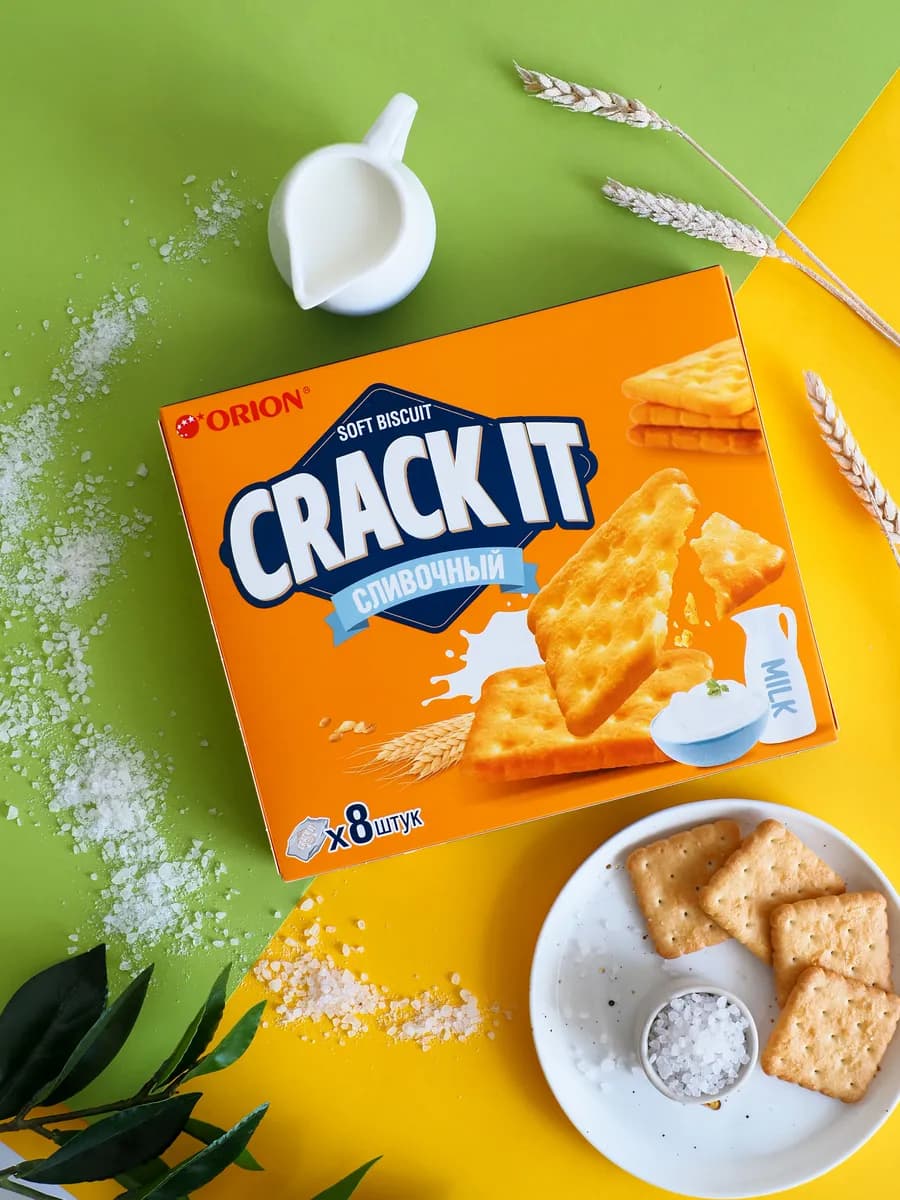 Печенье затяжное CRACK-IT CREAMY (КРЕК-ИТ СЛИВОЧНЫЙ) 160 гр