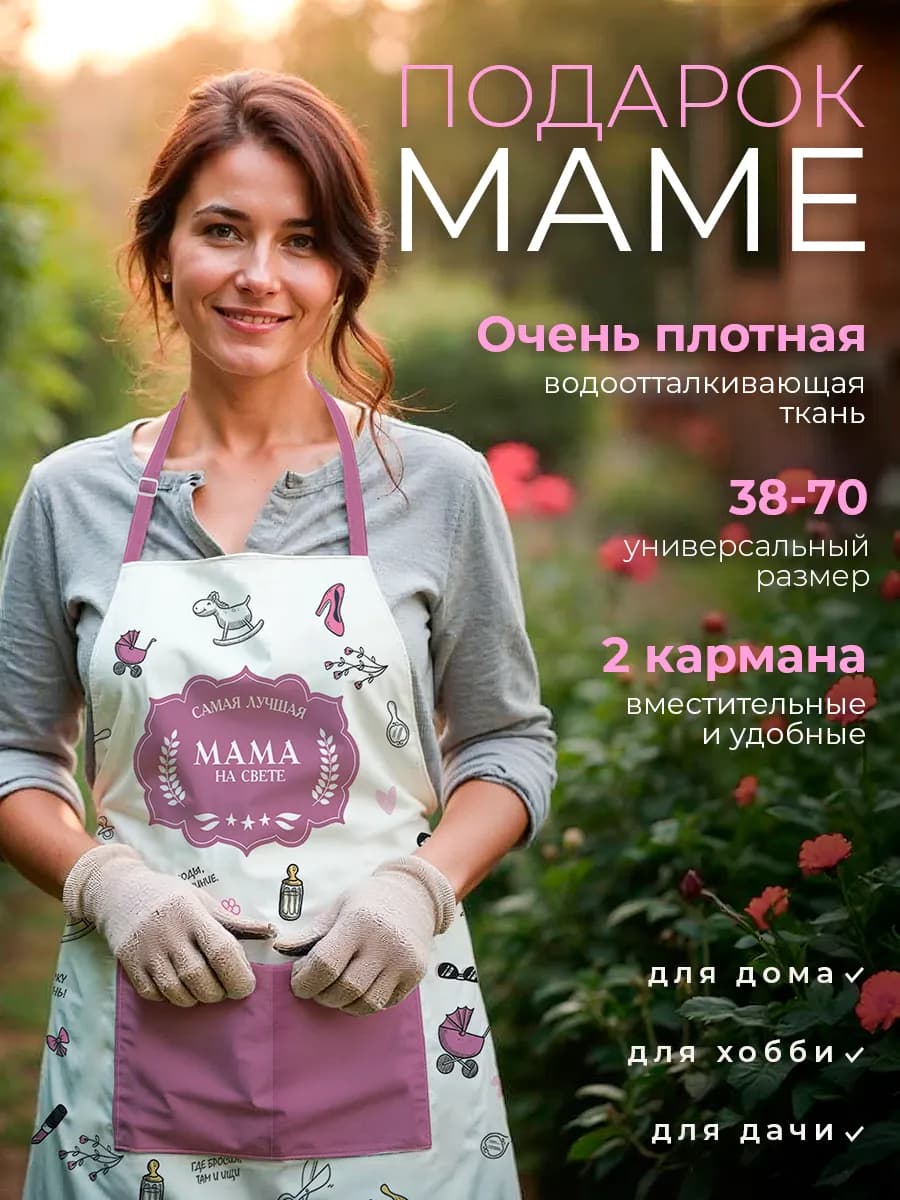 Фартук подарок маме