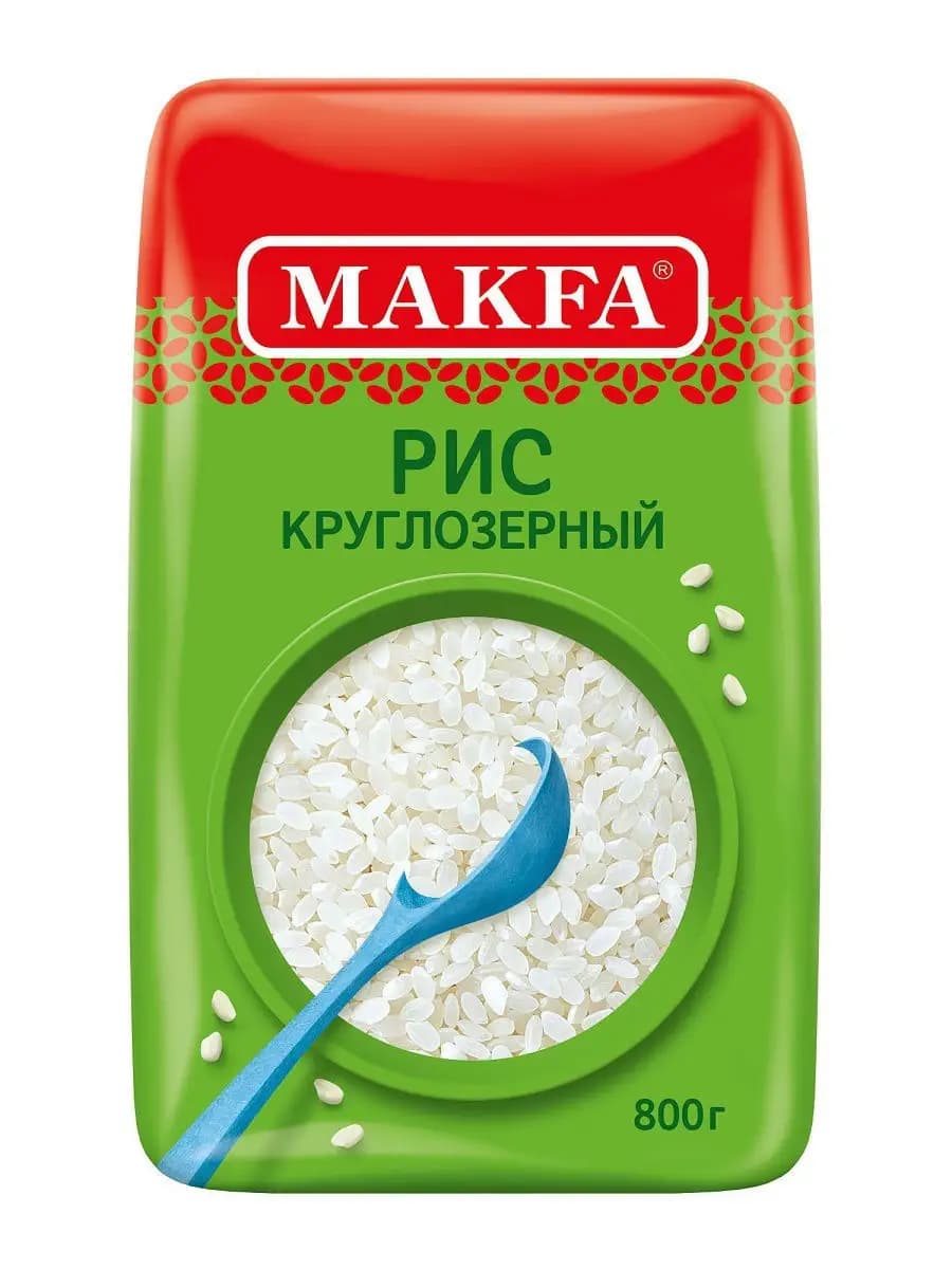 Рис круглозерный 800 г