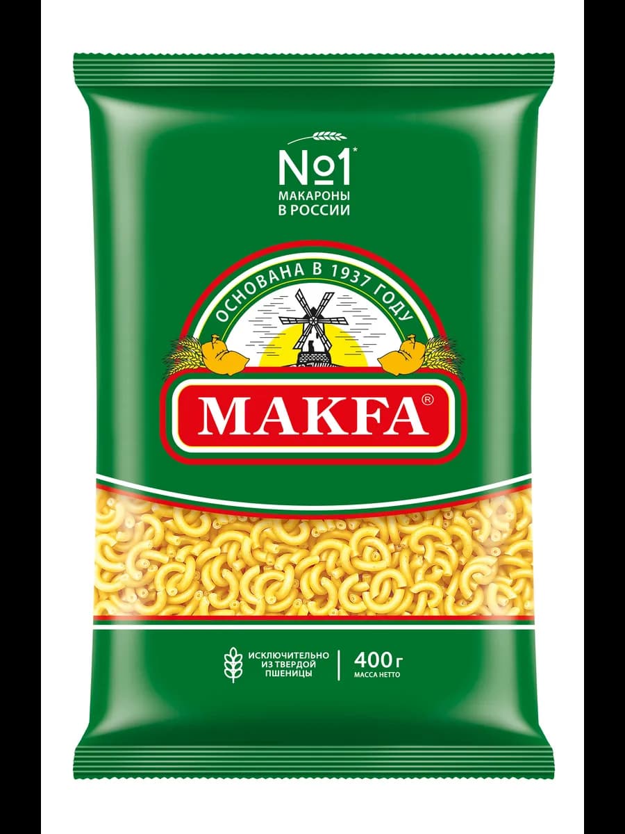 Макароны "Рожки гладкие" 400 г