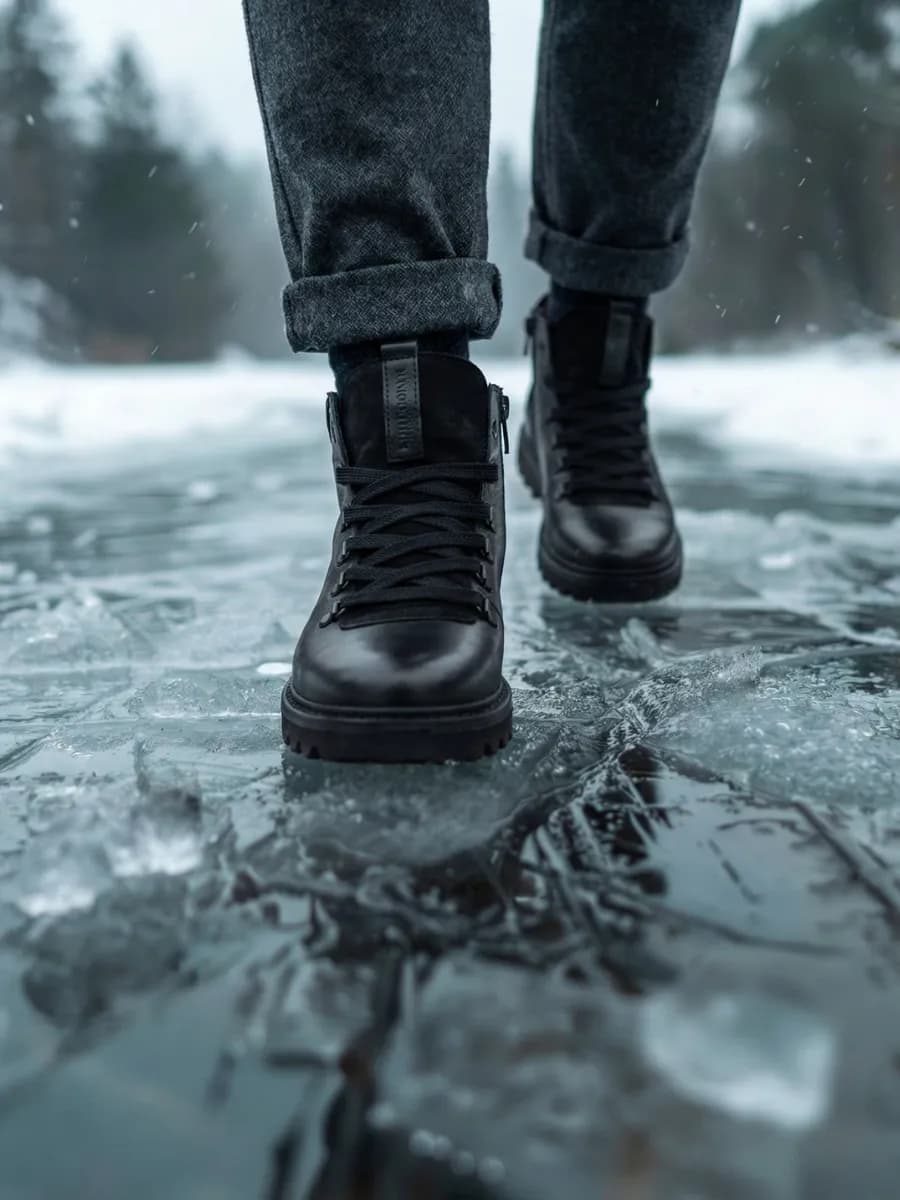 Ботинки из натуральной кожи