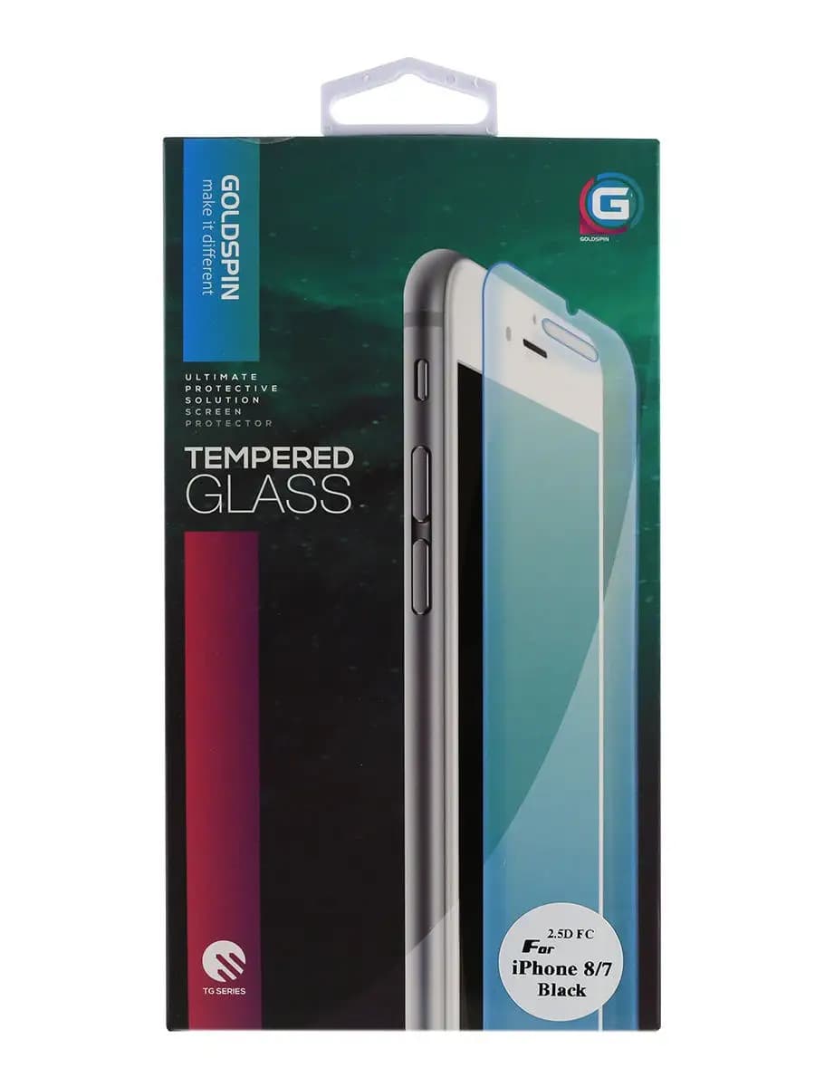 Cтекло 2.5D Full cover для iPhone 7 8 SE 2020, 0.3mm Black (…