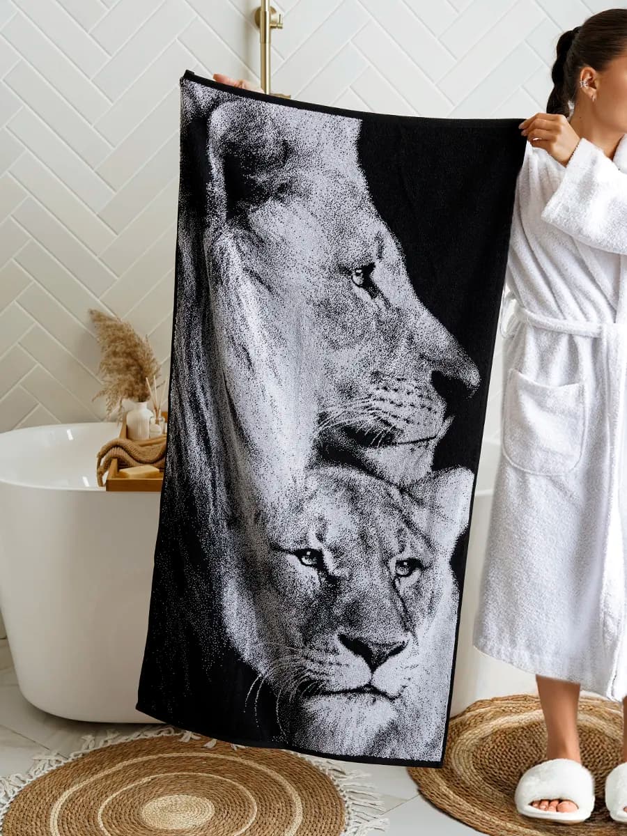 Полотенце махровое банное 70х130 большое