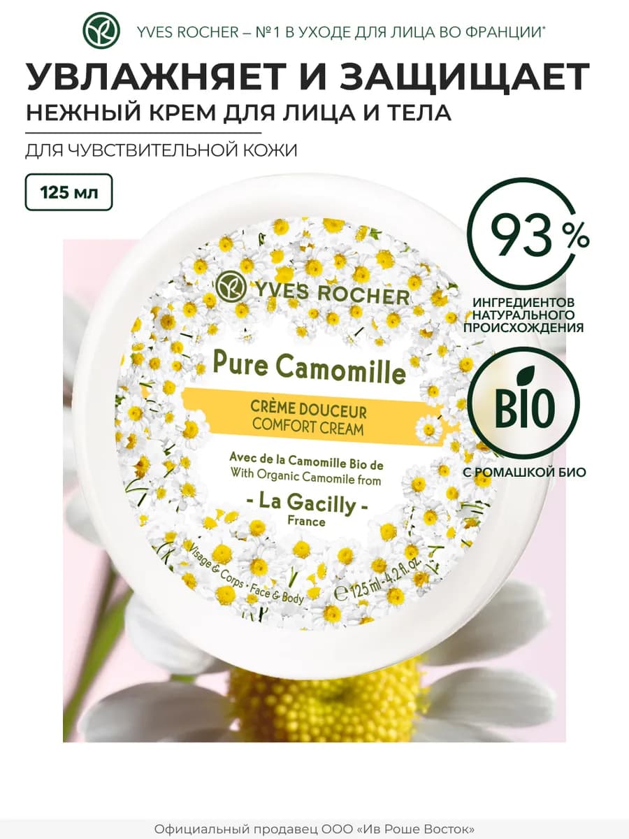 Крем для лица, рук и тела Увлажнение и Защита