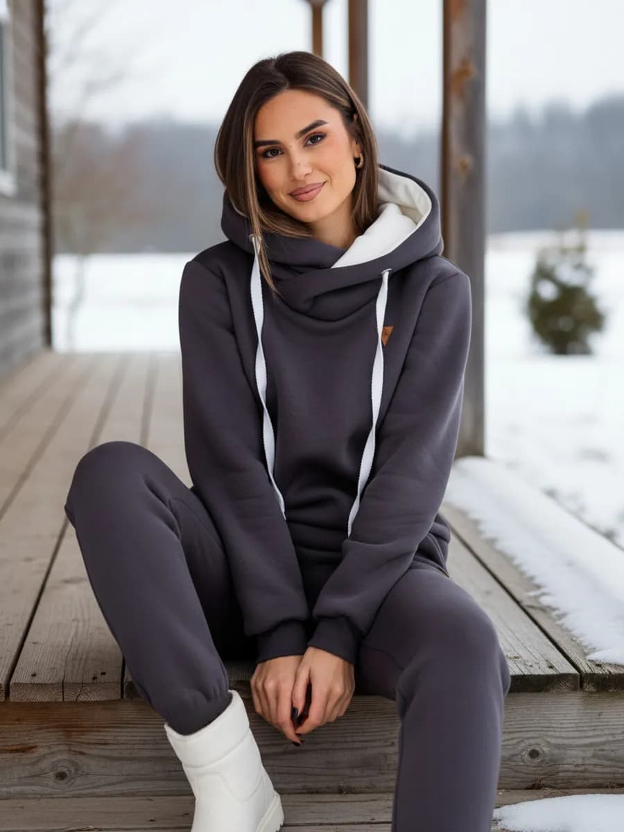 Спортивный костюм теплый с начесом