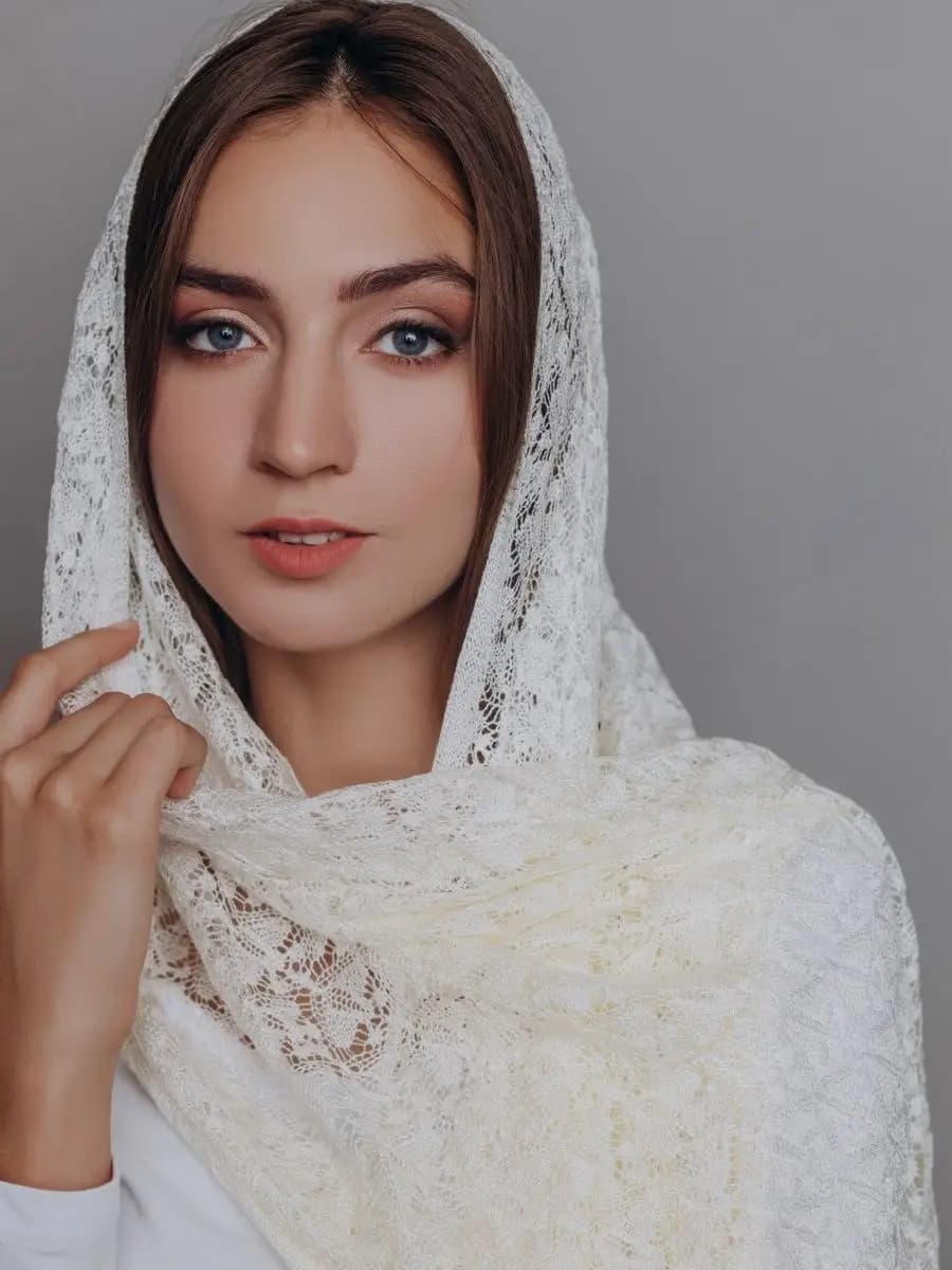 Платок на голову для храма в церковь