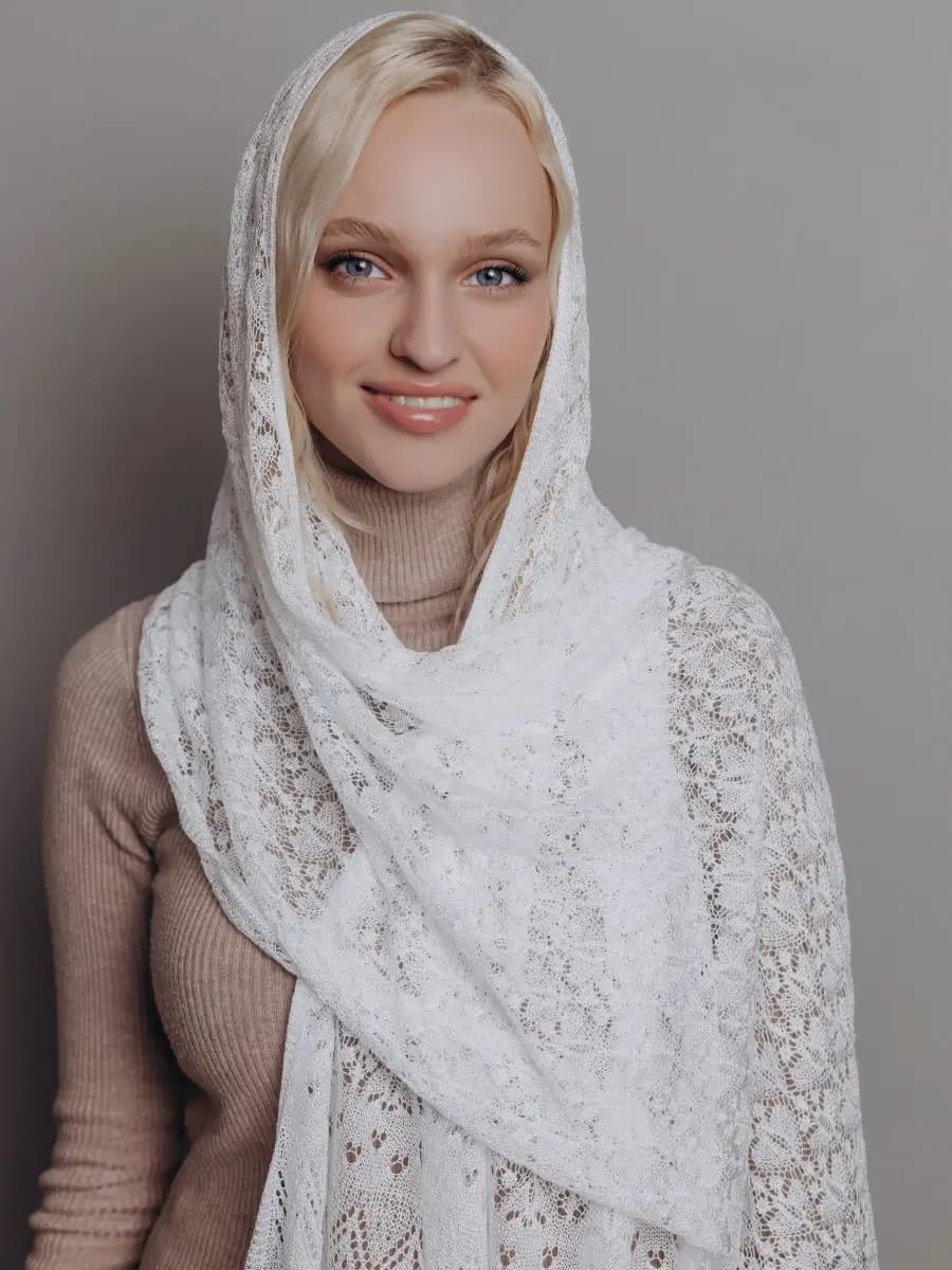 Шарф платок церковный для храм - фото 1