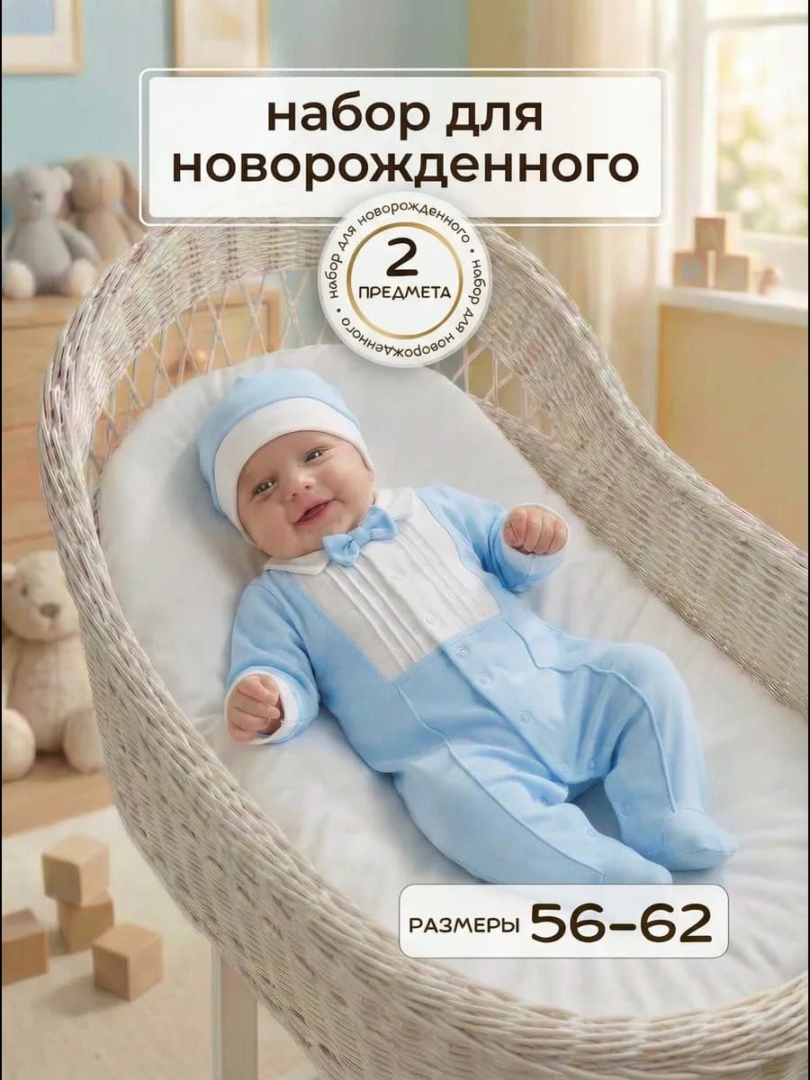 Комплект на выписку для новорожденного