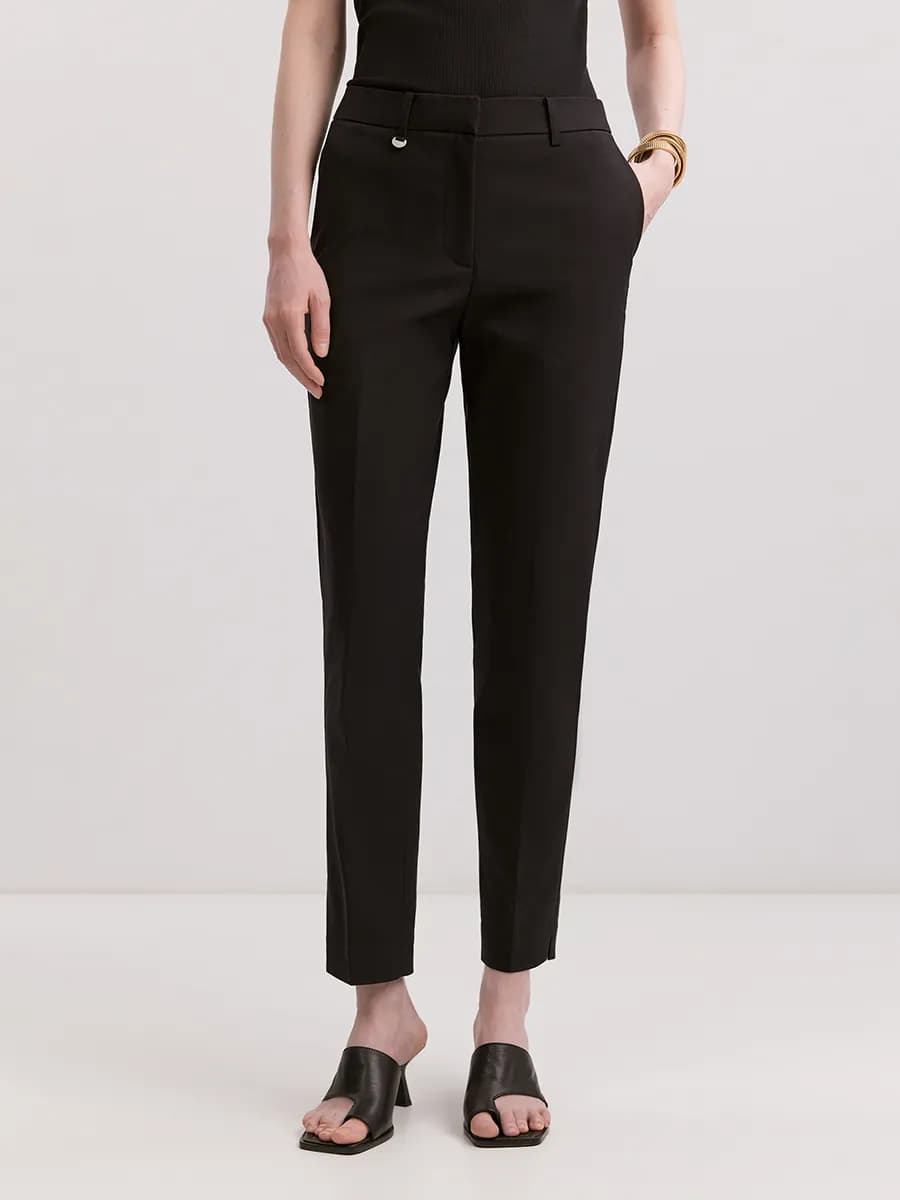 Брюки классические укороченные прямые