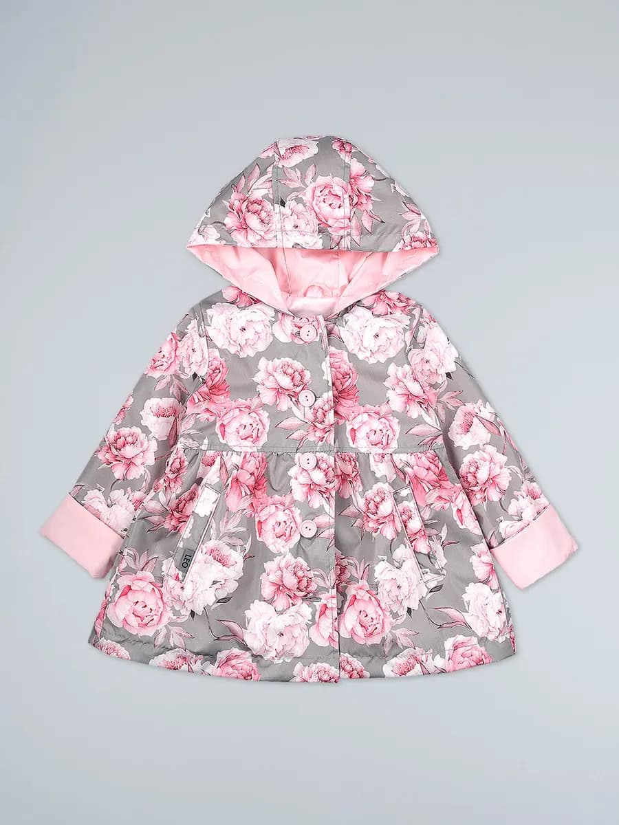 Ветровка с капюшоном осенний плащ на хлопке