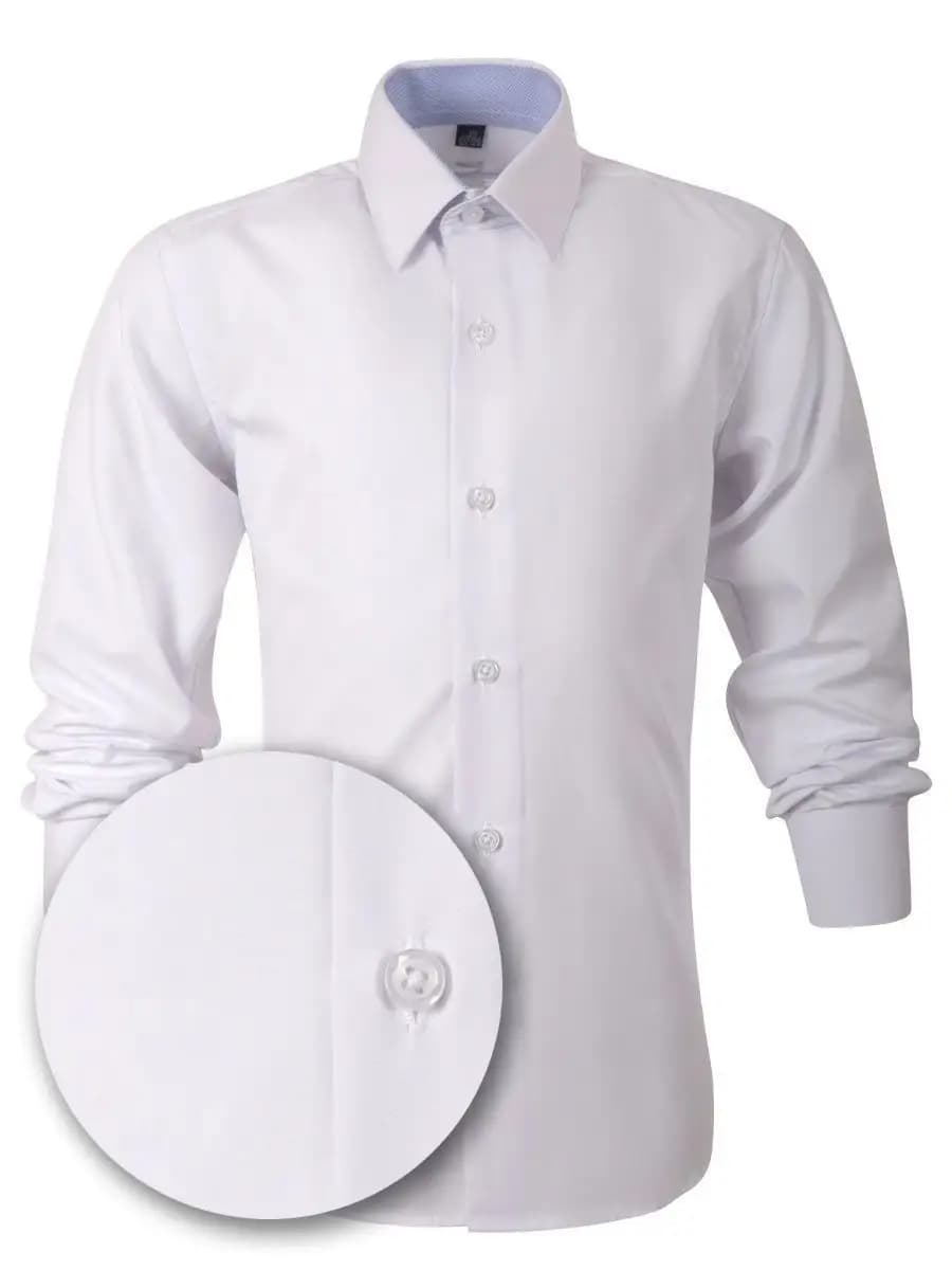 Рубашка с длинным рукавом приталенная