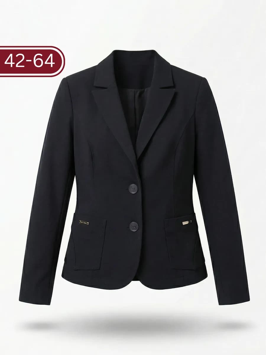 Пиджак женский укороченный приталенный