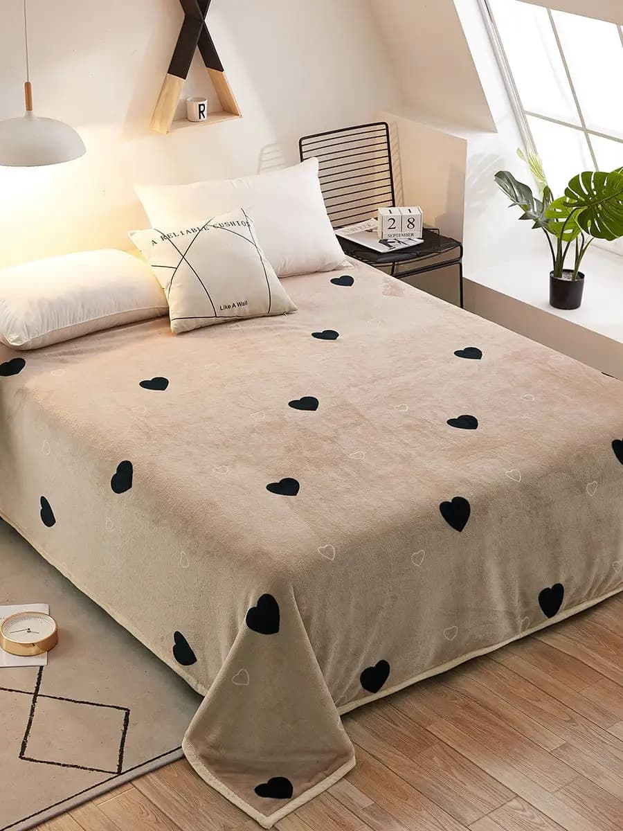 Плед 200х220 пушистый Flamenco покрывало на кровать