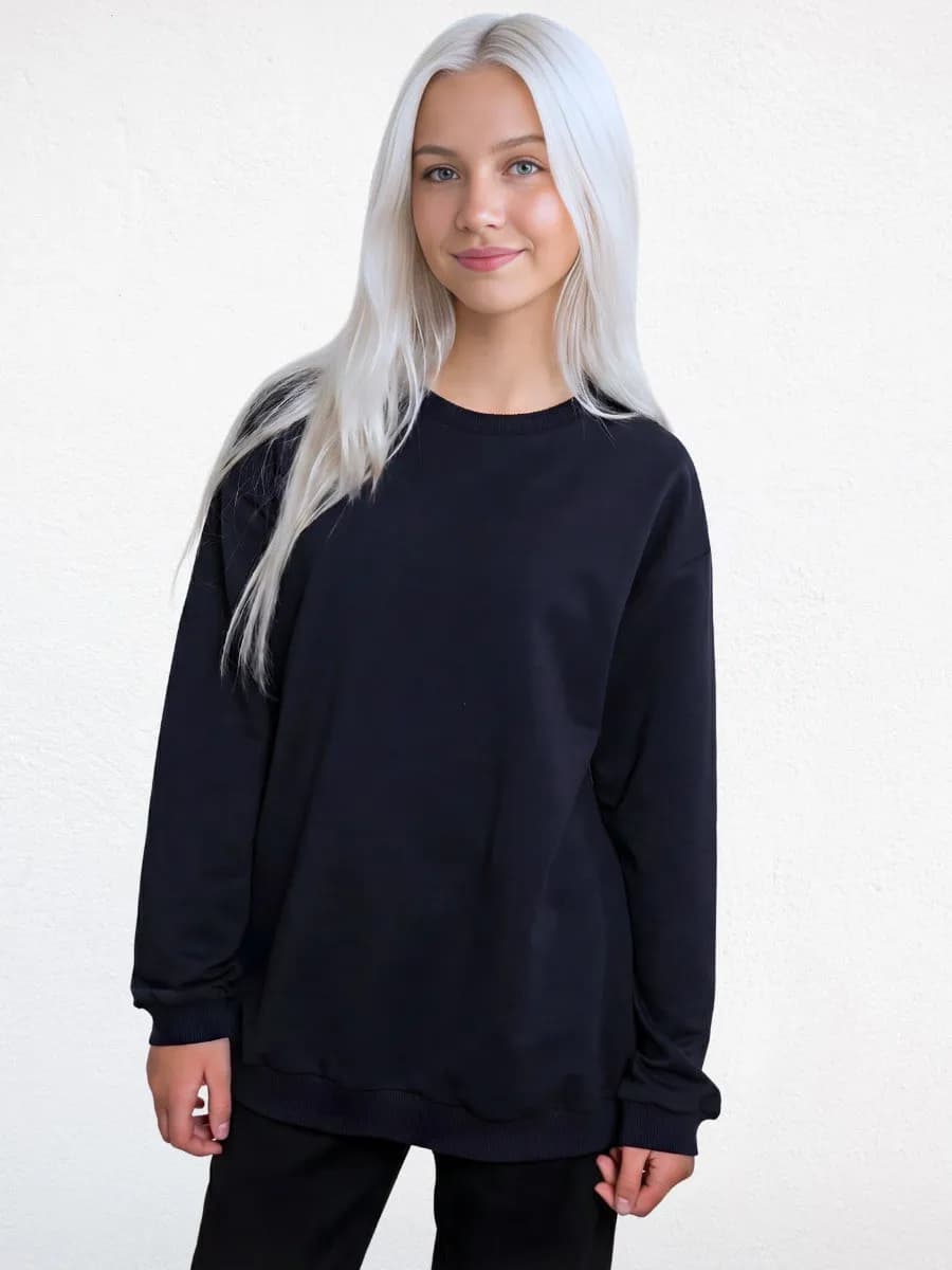 Свитшот джемпер y2k школьный оверсайз трикотажный