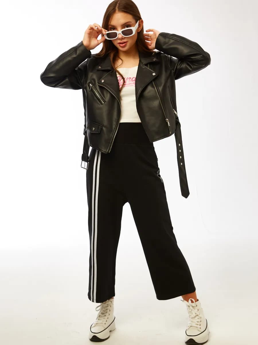 Брюки широкие кюлоты