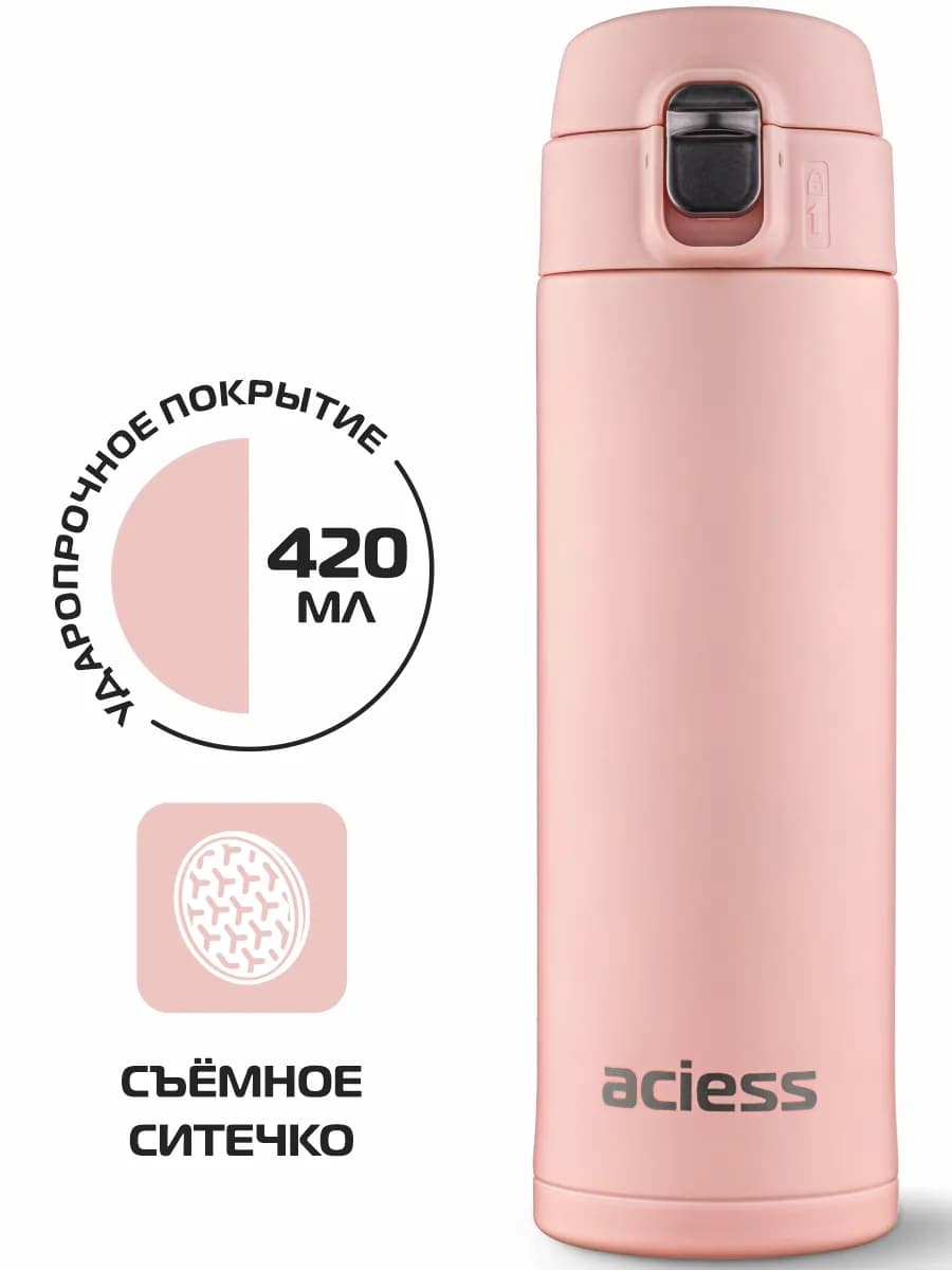Термокружка для кофе чая автомобильная 420мл