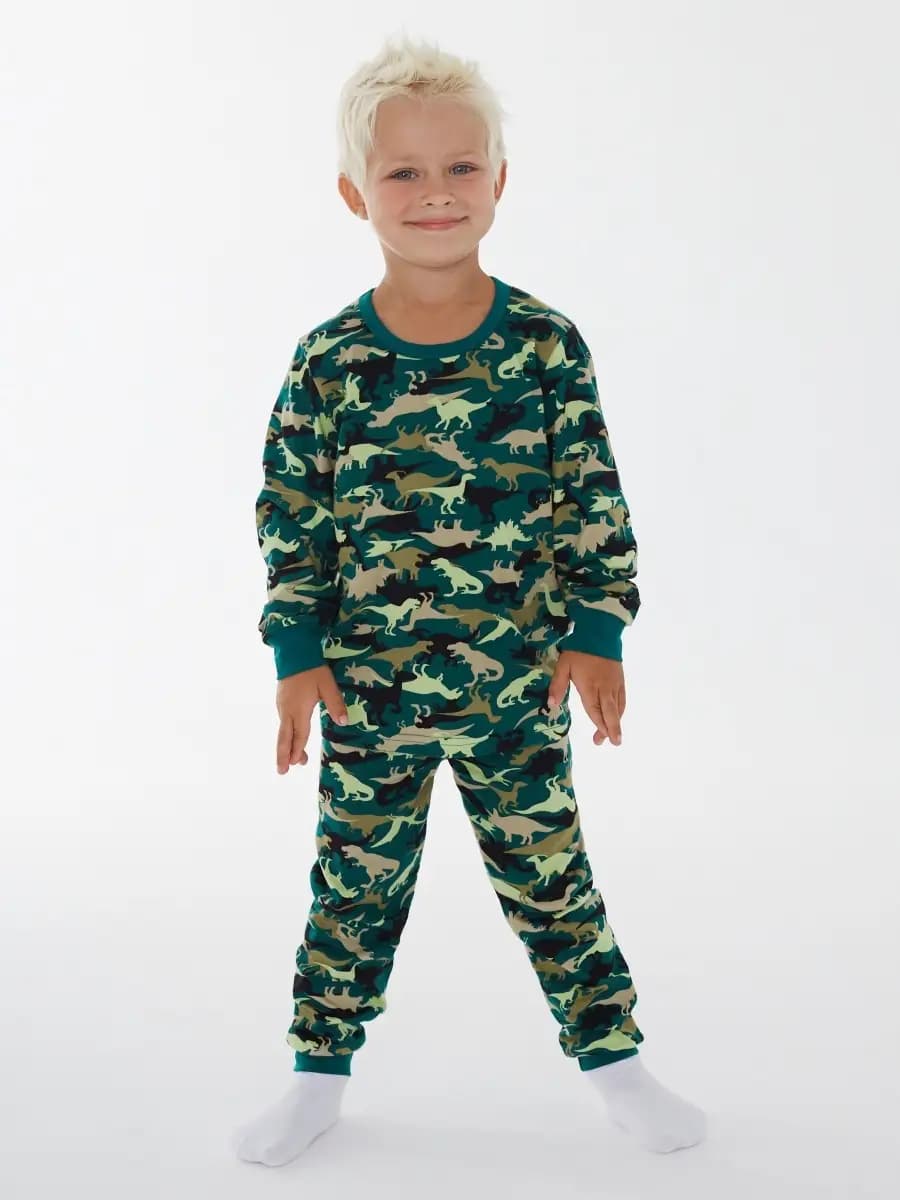 Пижама детская для мальчика, малышей, подростковая хлопковая - фото 1