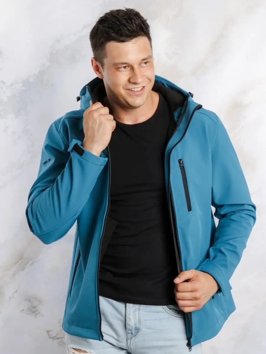 Куртка утепленная демисезонная с капюшоном