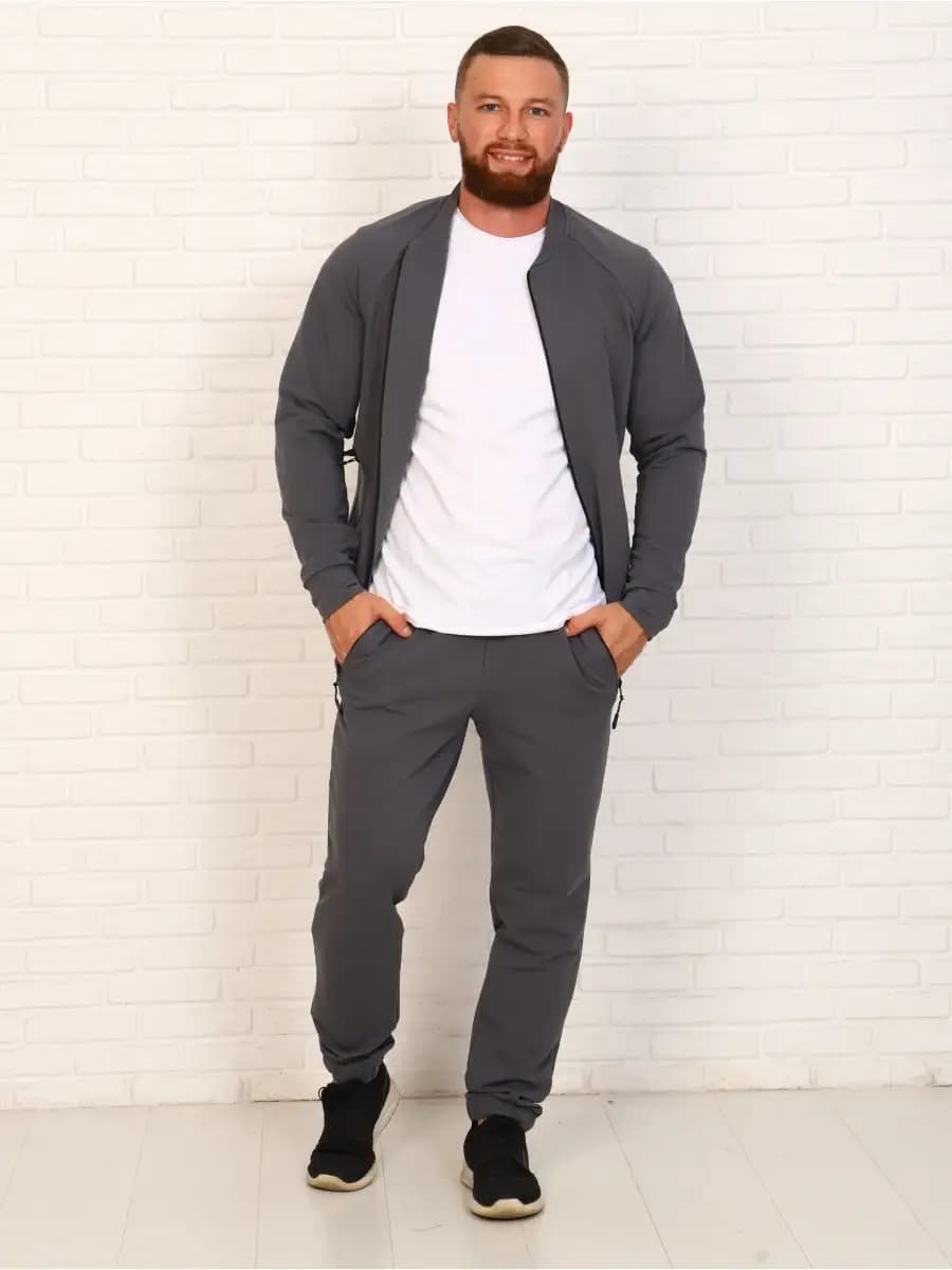 Костюм спортивный домашний на молнии