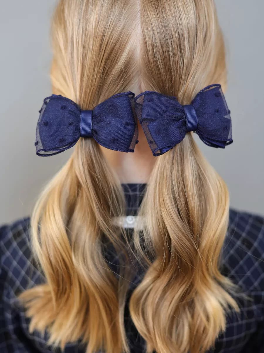Бантики для волос в школу на резинке