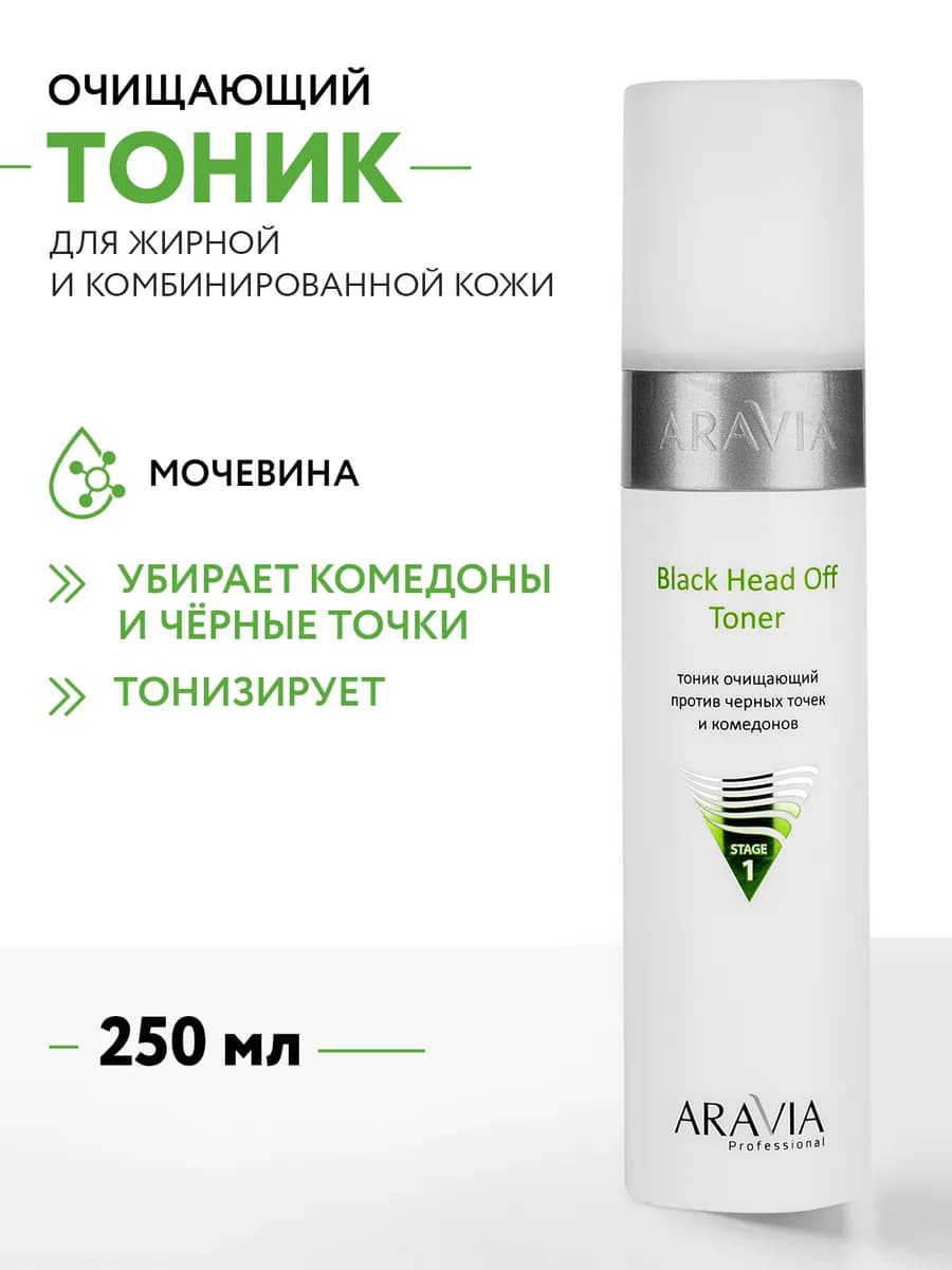 Тоник для лица очищающий от черных точек и акне