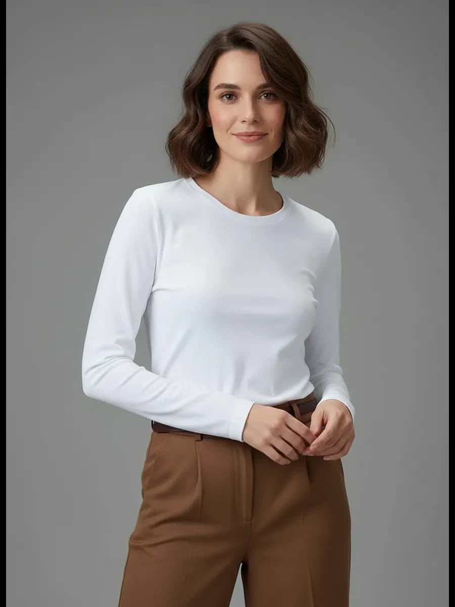 Лонгслив эластан футболка с длинным рукавом