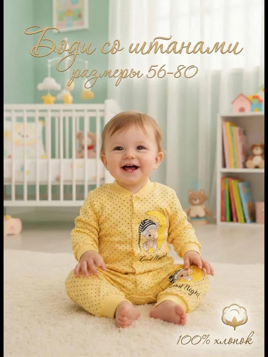 Боди со штанишками комплект