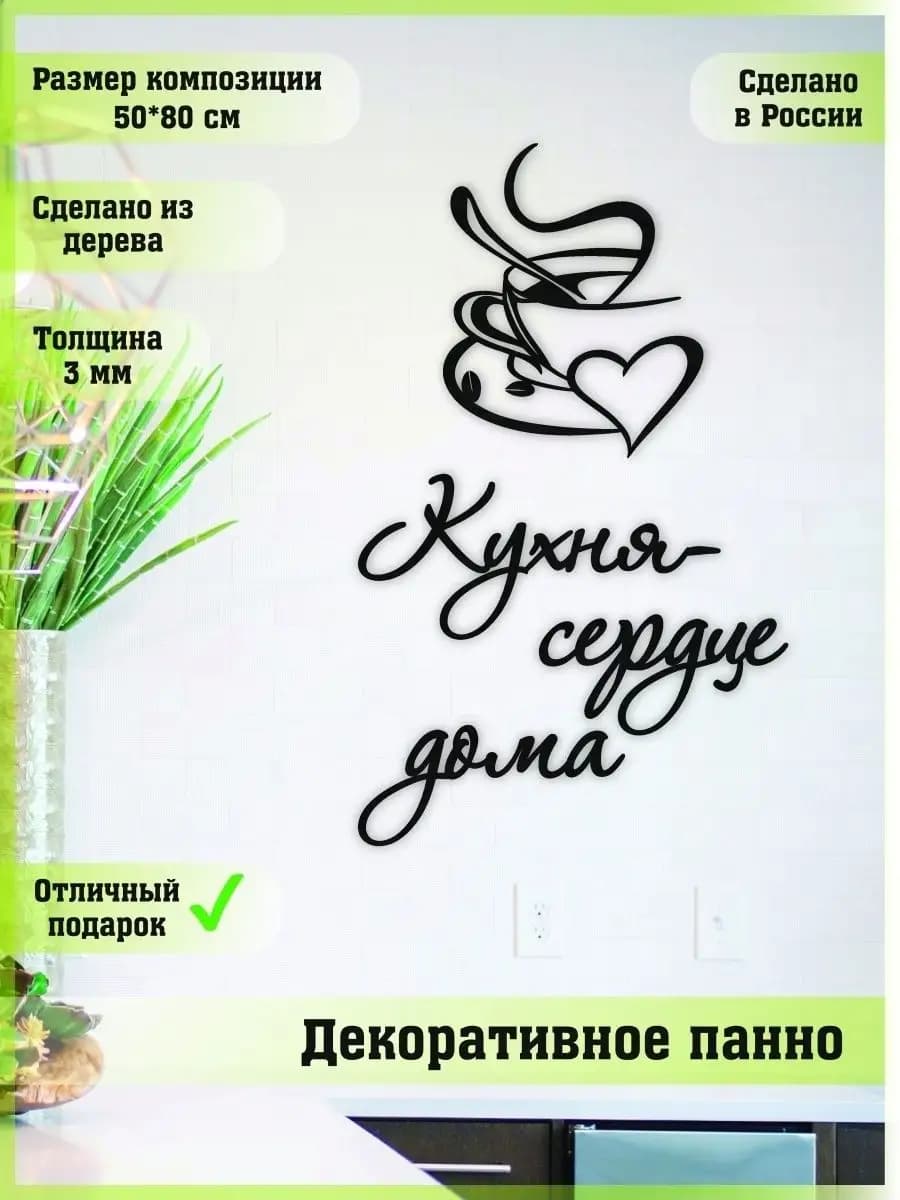 Панно декоративное для кухни