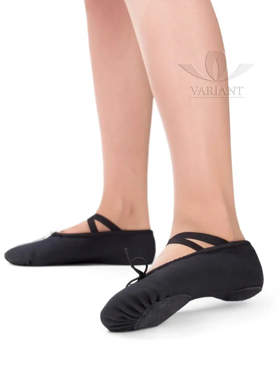 Балетки для танцев черные