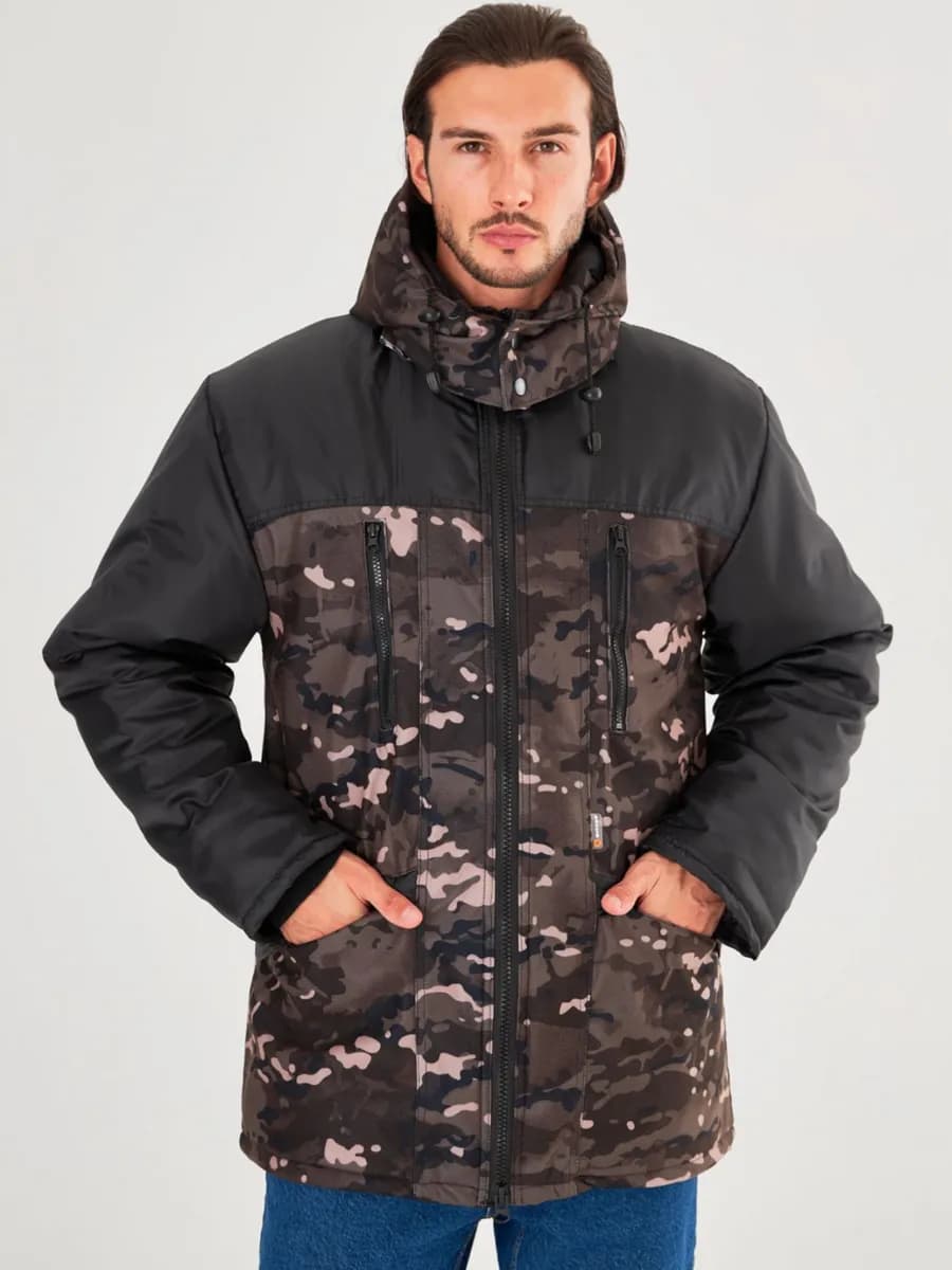 Куртка зимняя рабочая с капюшоном - фото 1