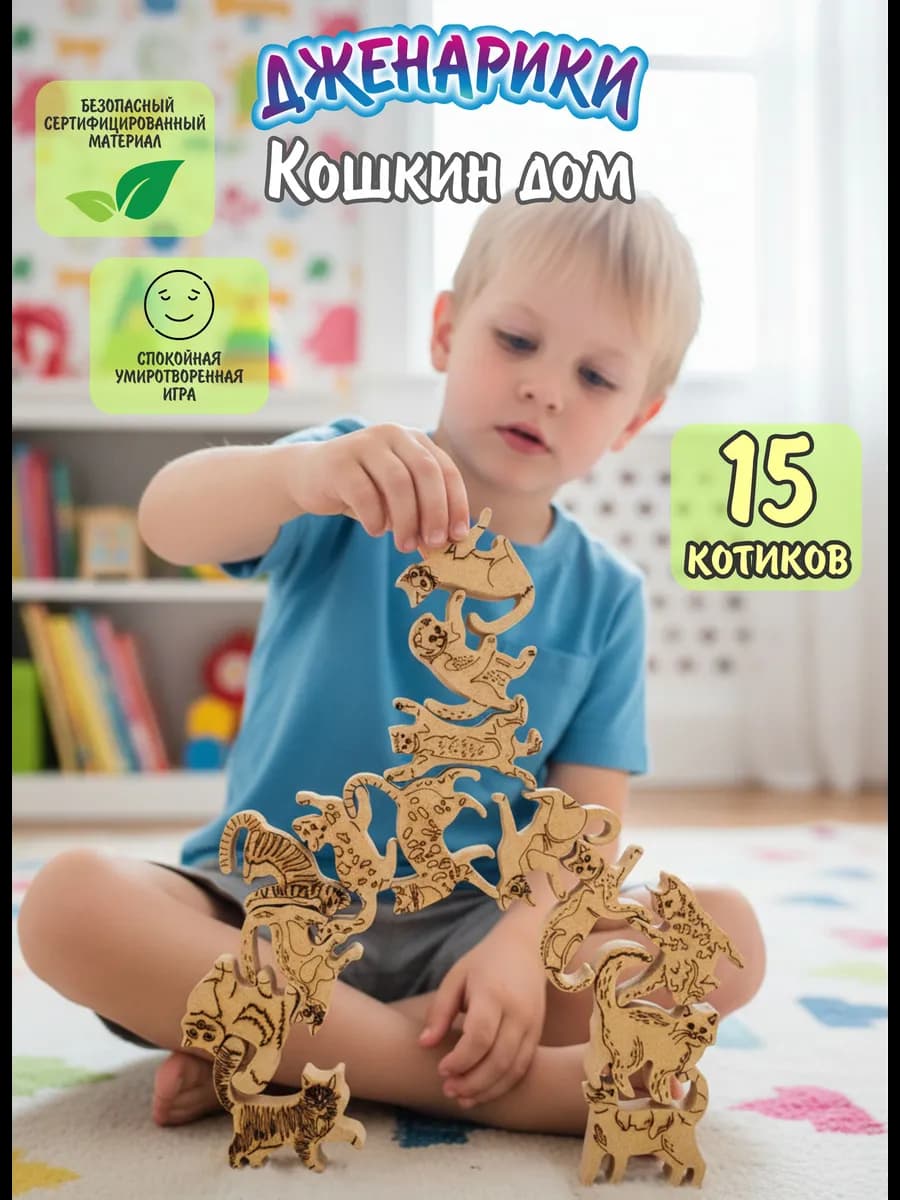Туми иши-игра для детей Балансир котики