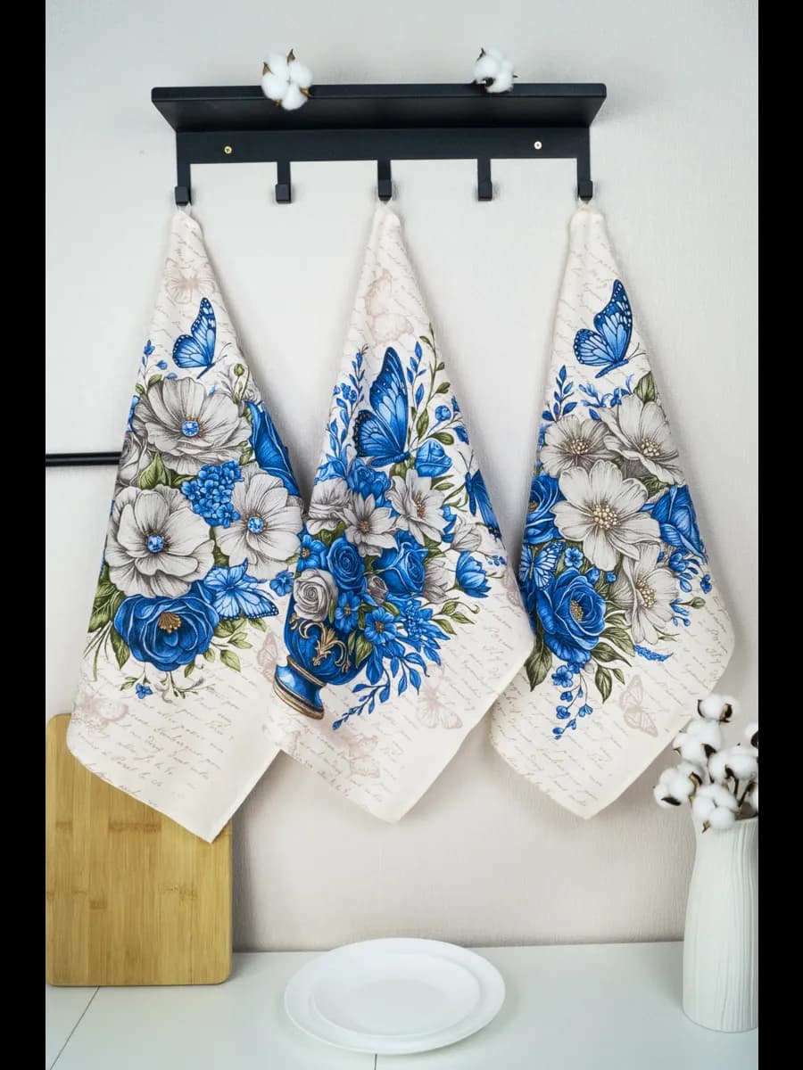 Полотенце кухонное набор 3 шт 48Х60см