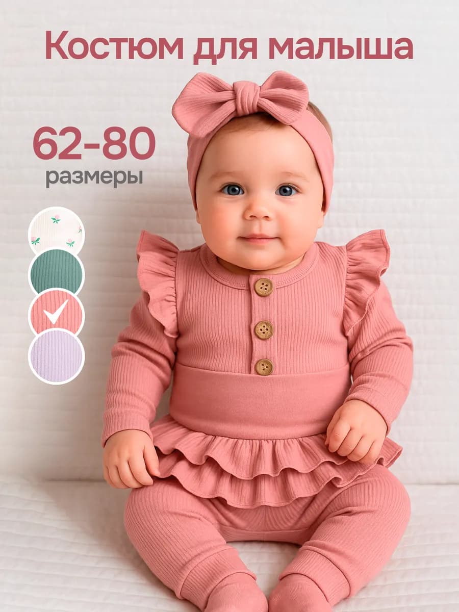 Костюм для новорожденных комплект детский