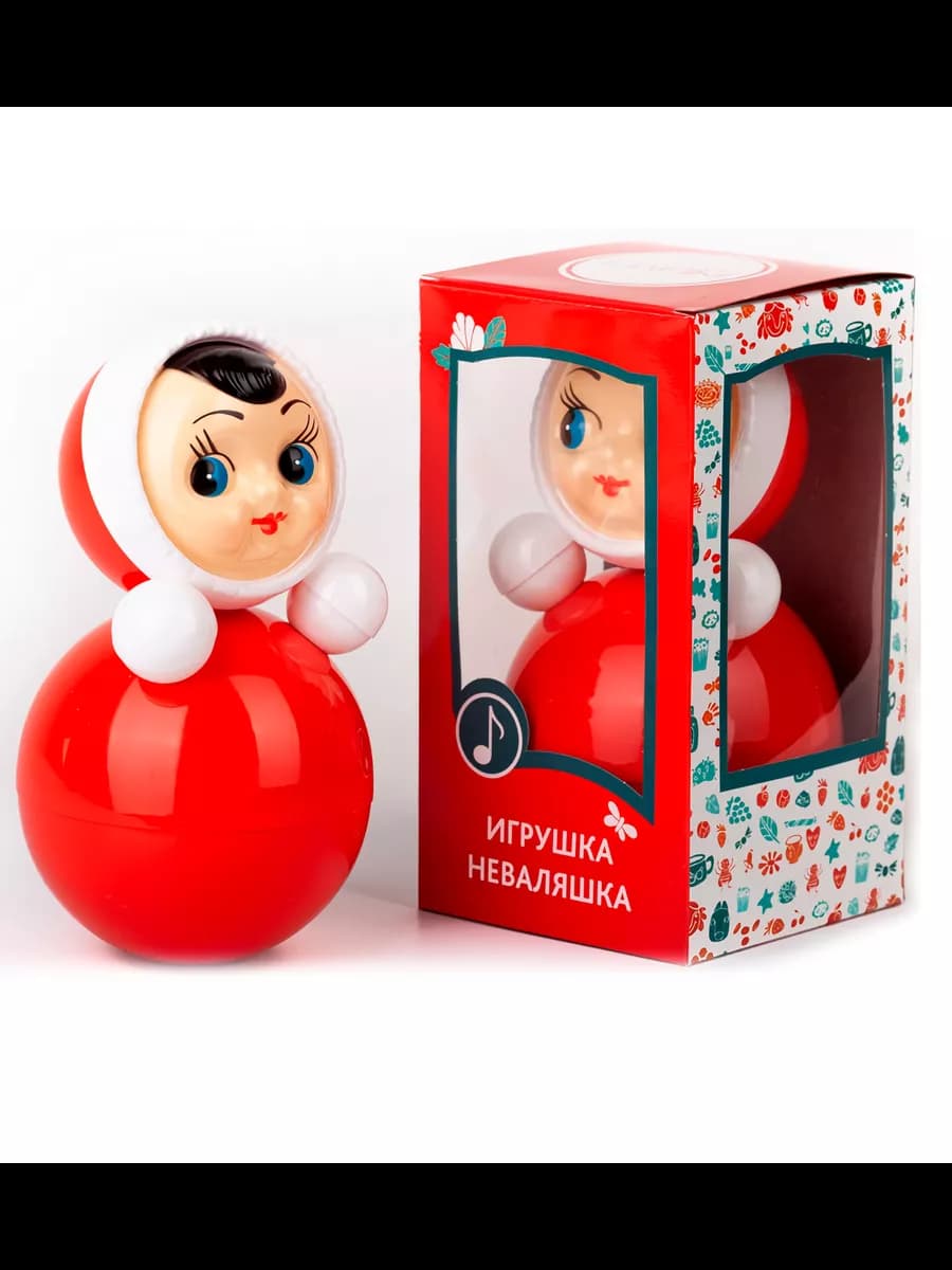 Неваляшка классическая 22 см в коробке 6С-002