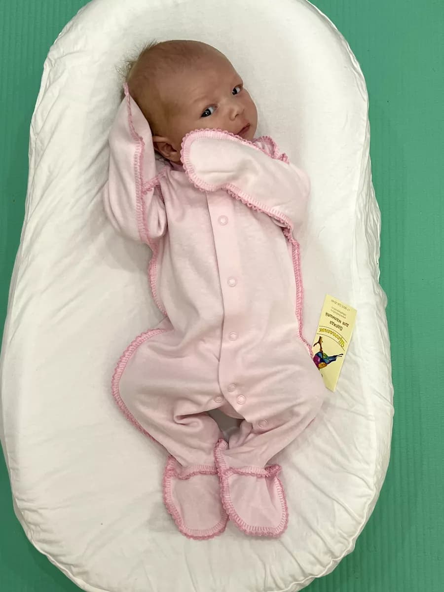 комбинезон для новорожденного, слип, нательный