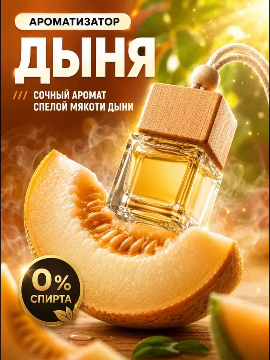 Ароматизатор в машину прикольный дыня вонючка пахучка
