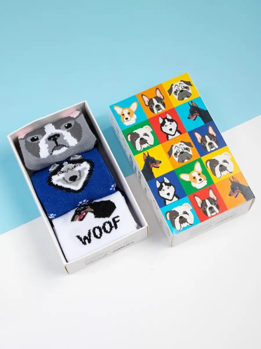 Набор высоких детских носков из 3 пар