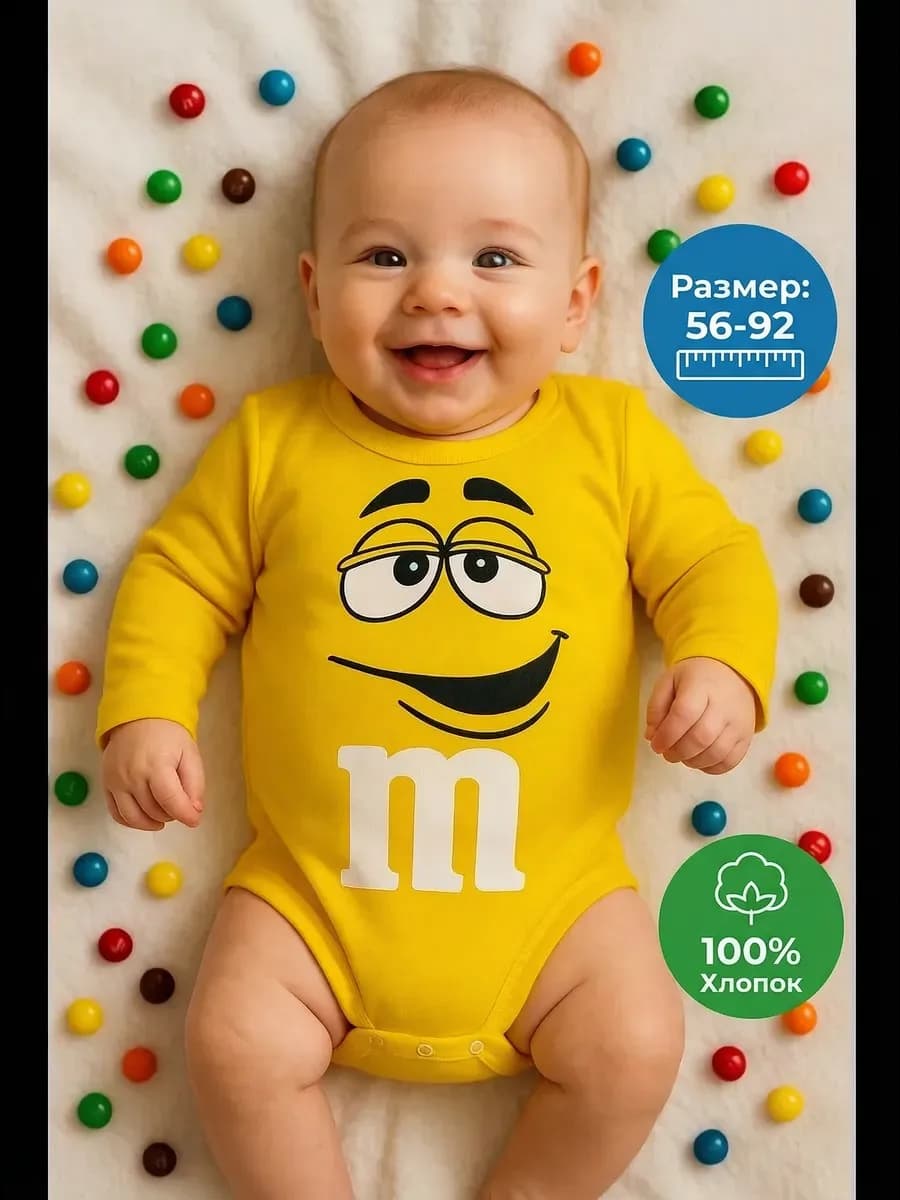 Боди для малышей новорожденных
