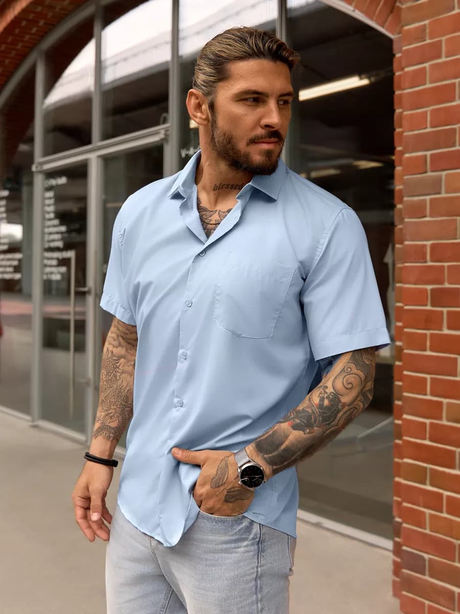 Рубашка с коротким рукавом