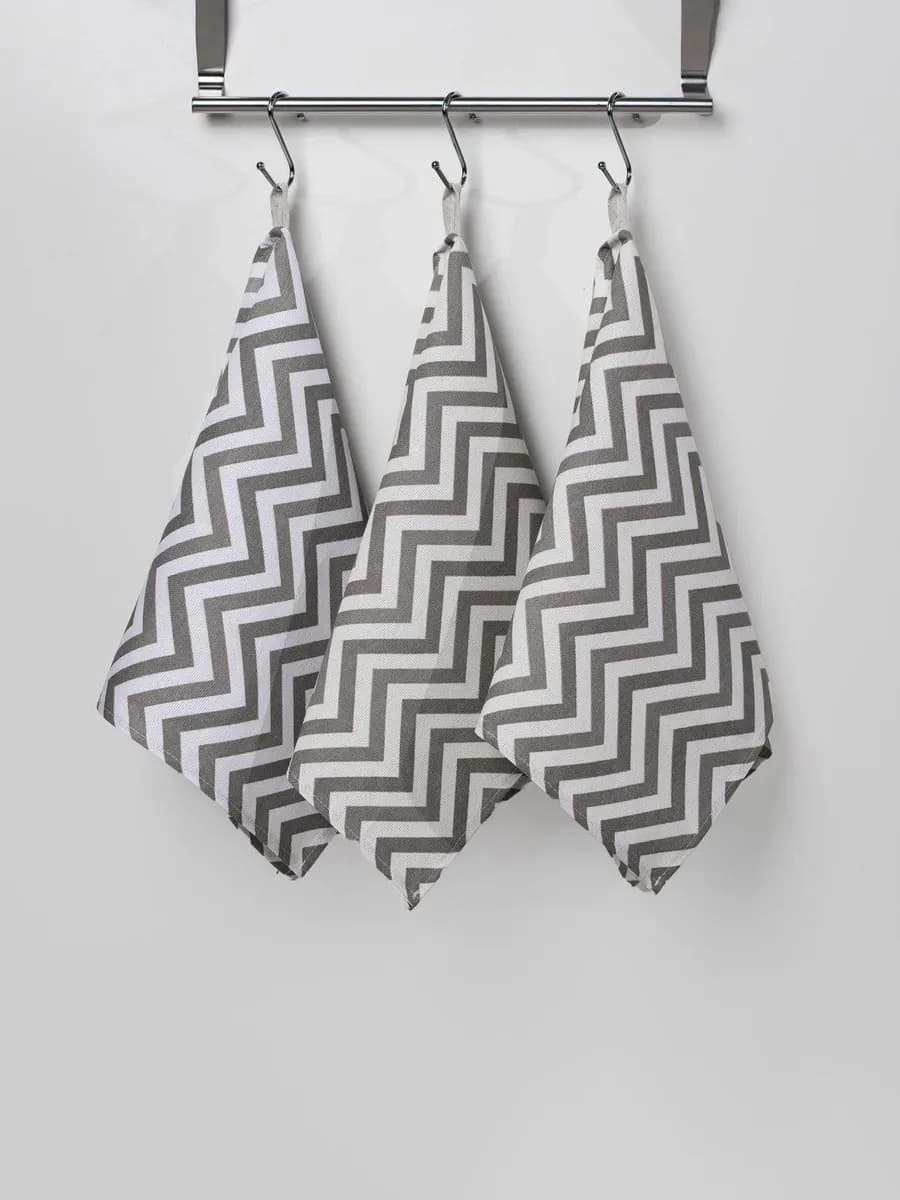 Кухонные полотенца из хлопка набор 3 шт