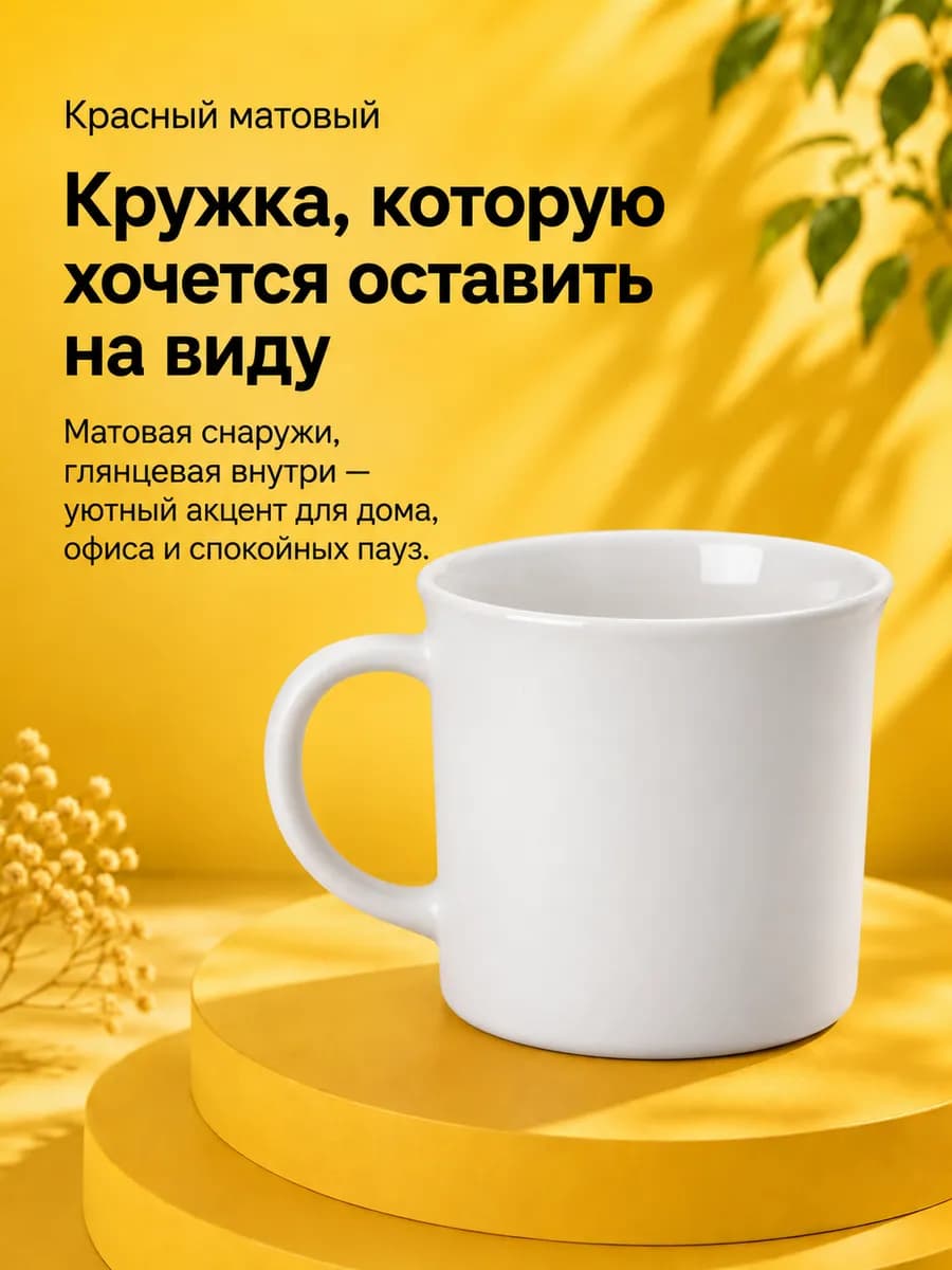 Кружка Nancy 360 мл матовая