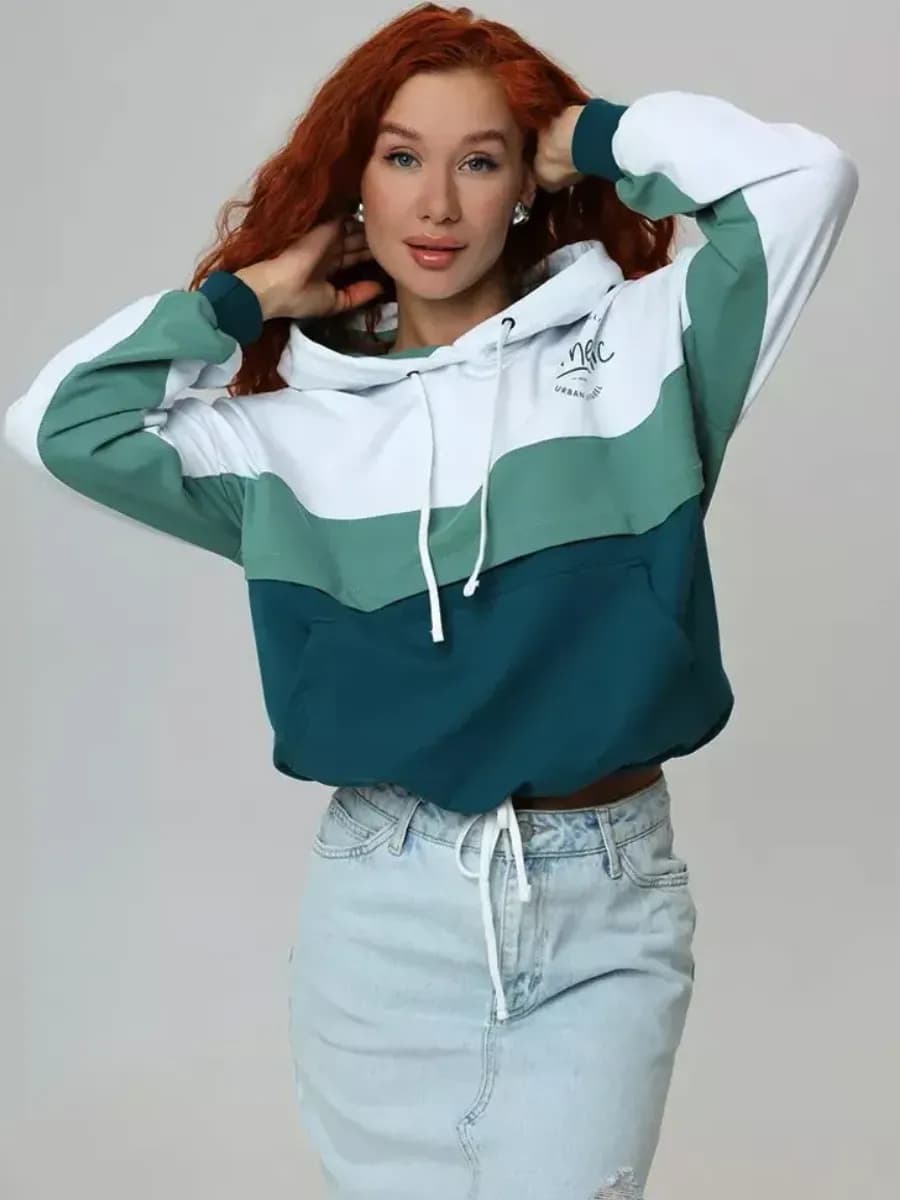 Толстовка оверсайз с капюшоном