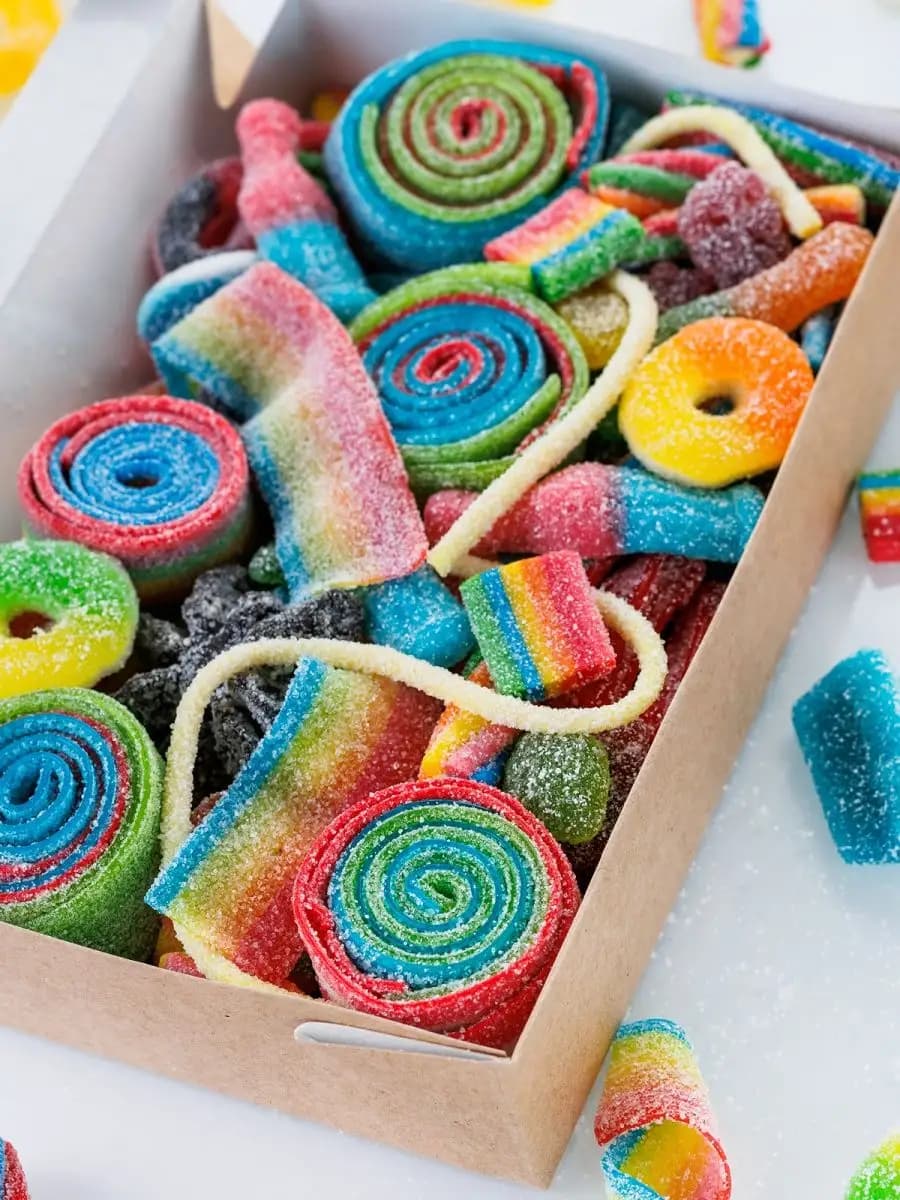 Кислый мармелад вкусный подарок 500г